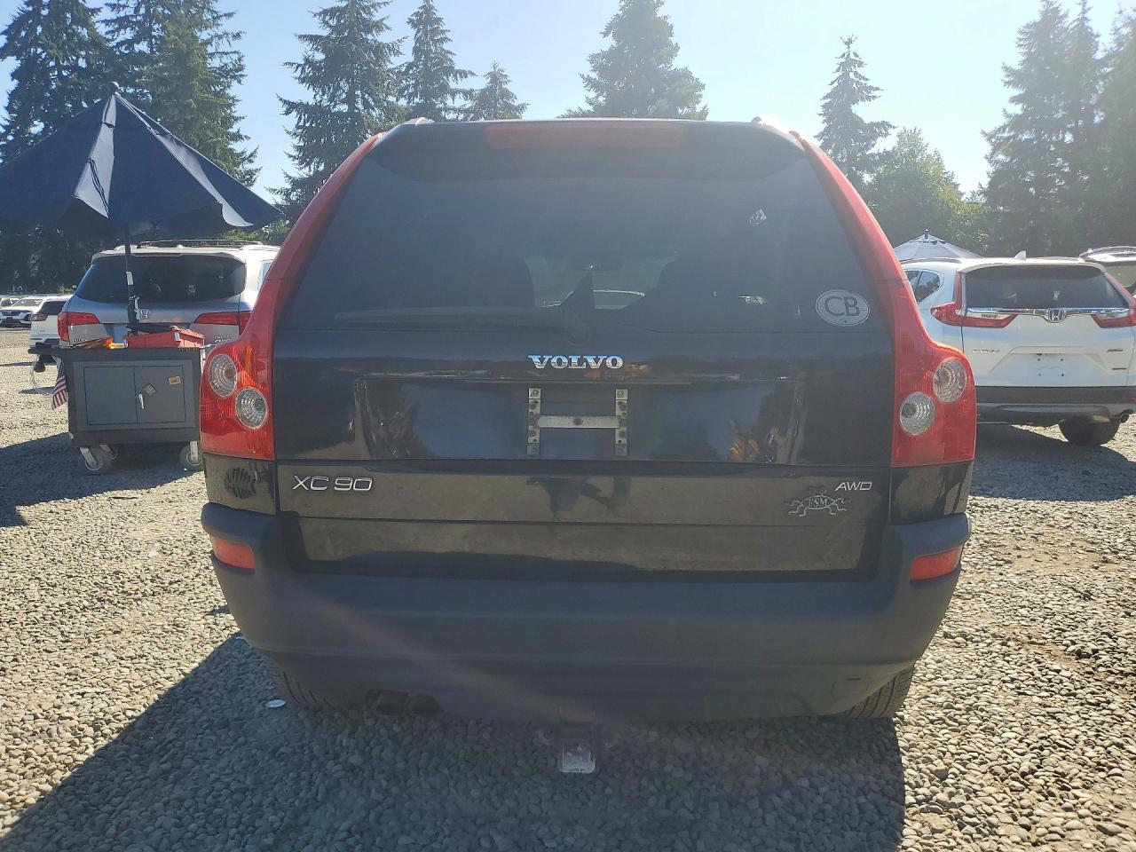 2006 Volvo Xc90 Black vin: YV4CZ592361238834