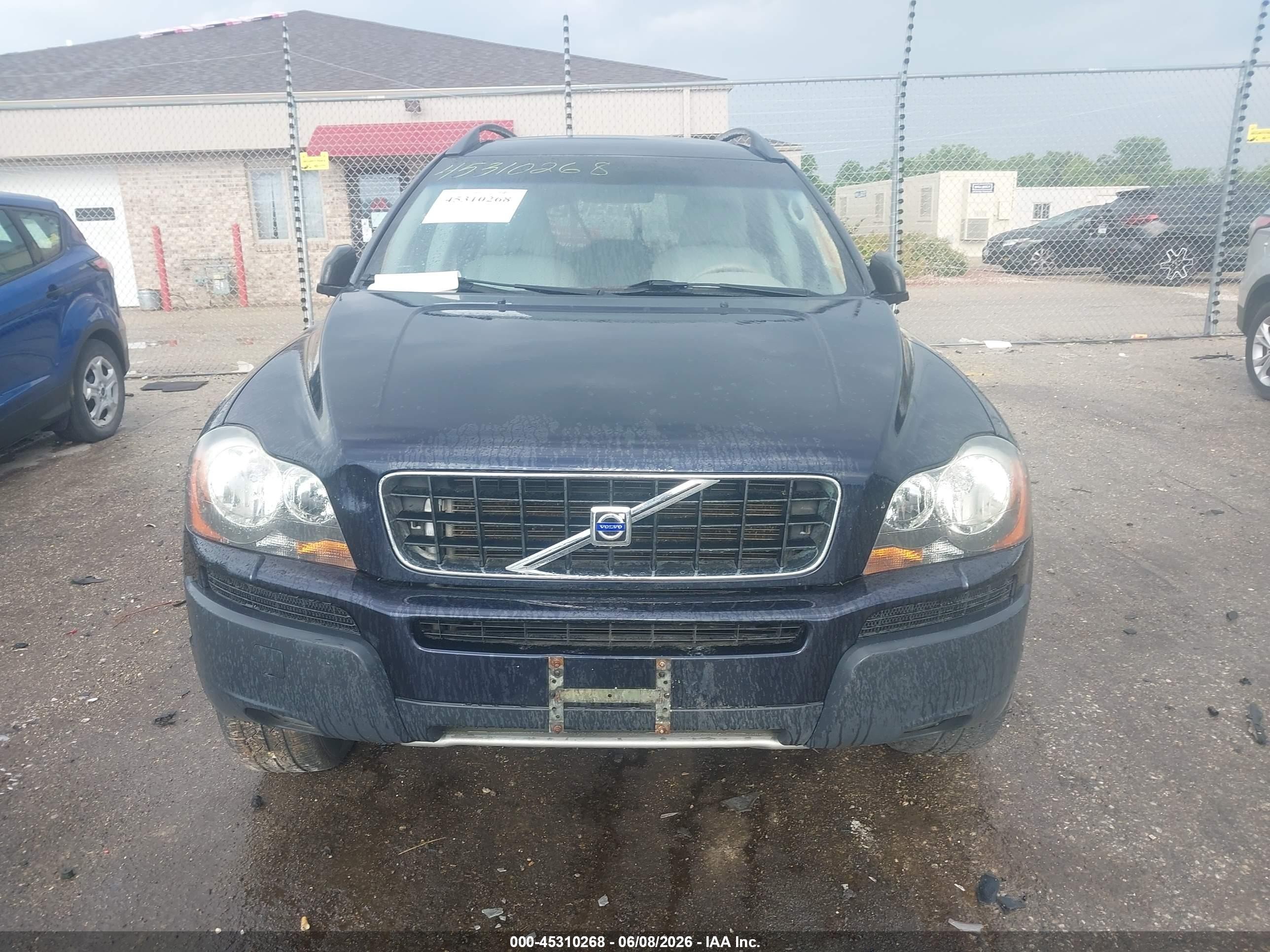 2006 Volvo Xc90 2.5t Blue vin: YV4CZ592461235571