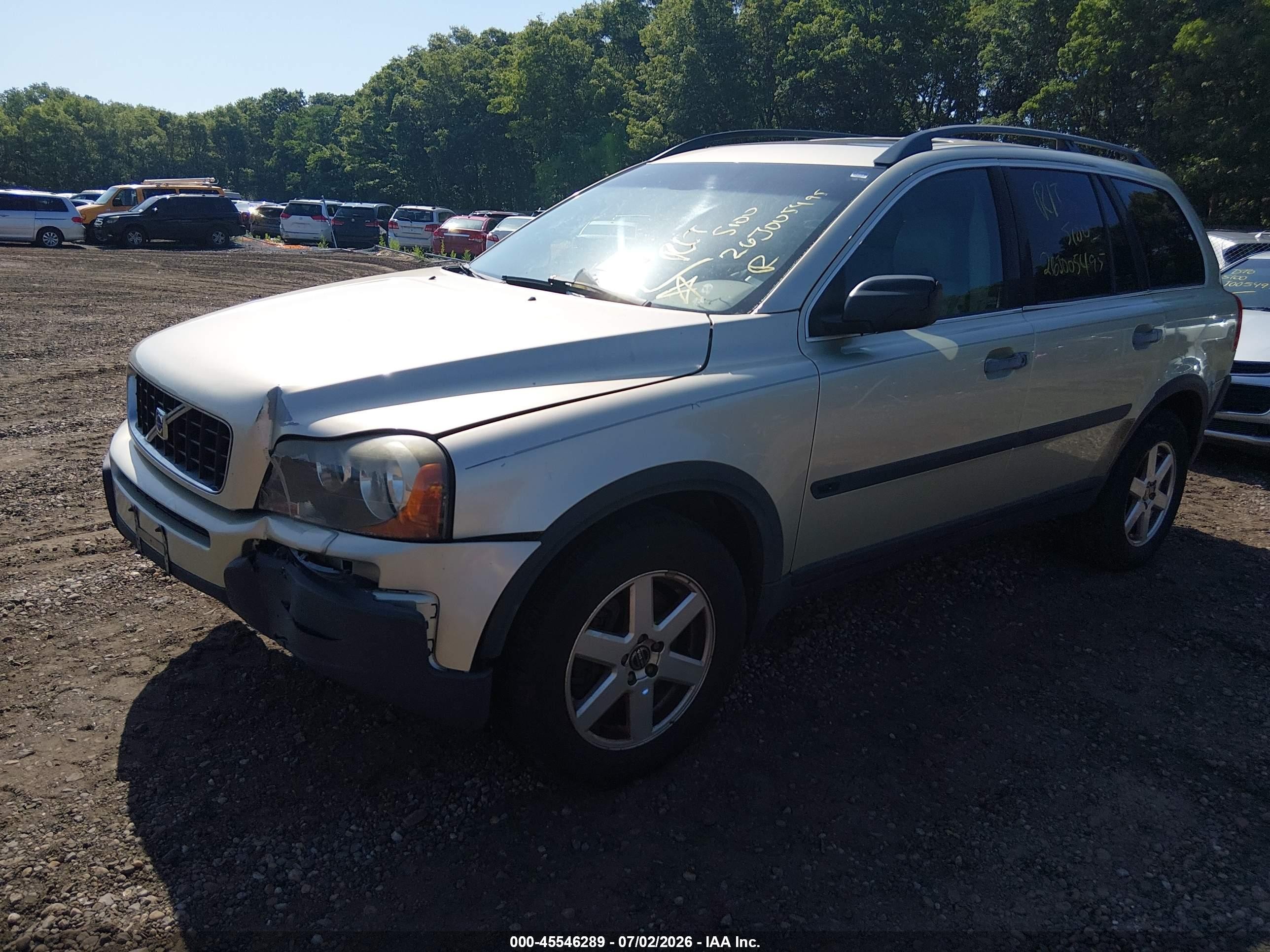 2006 Volvo Xc90 2.5t Gray vin: YV4CZ592561275450