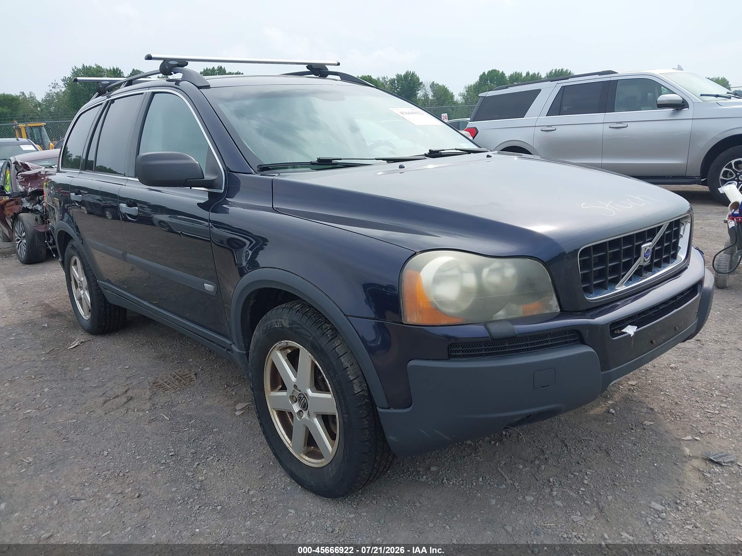 2006 Volvo Xc90 2.5t Dark Blue vin: YV4CZ592861266922