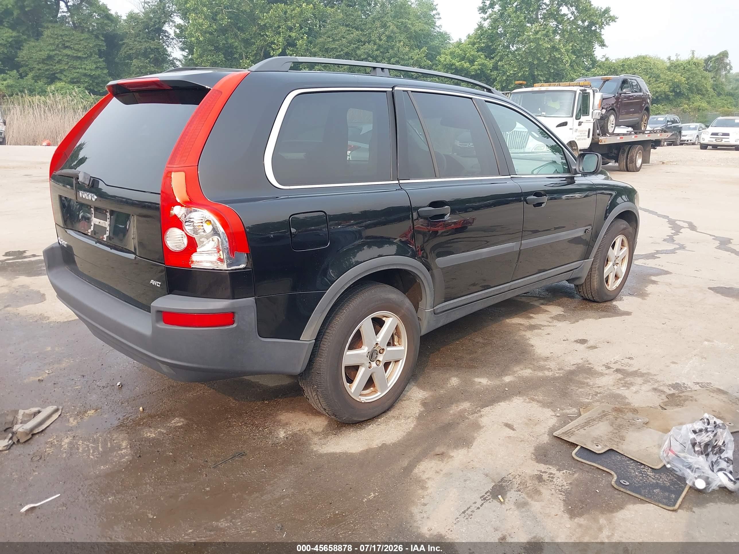 2006 Volvo Xc90 2.5t Black vin: YV4CZ592X61291644