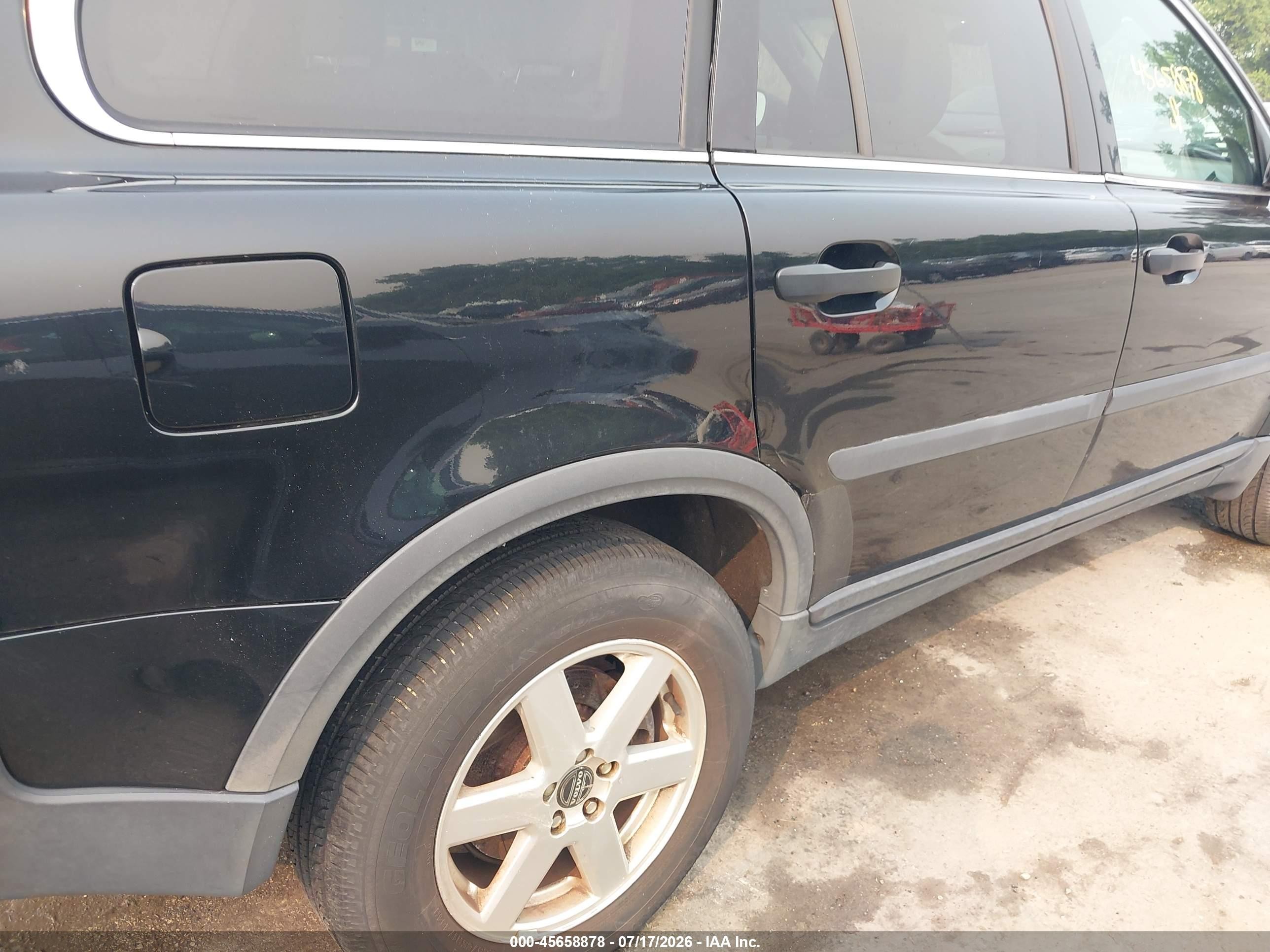 2006 Volvo Xc90 2.5t Black vin: YV4CZ592X61291644