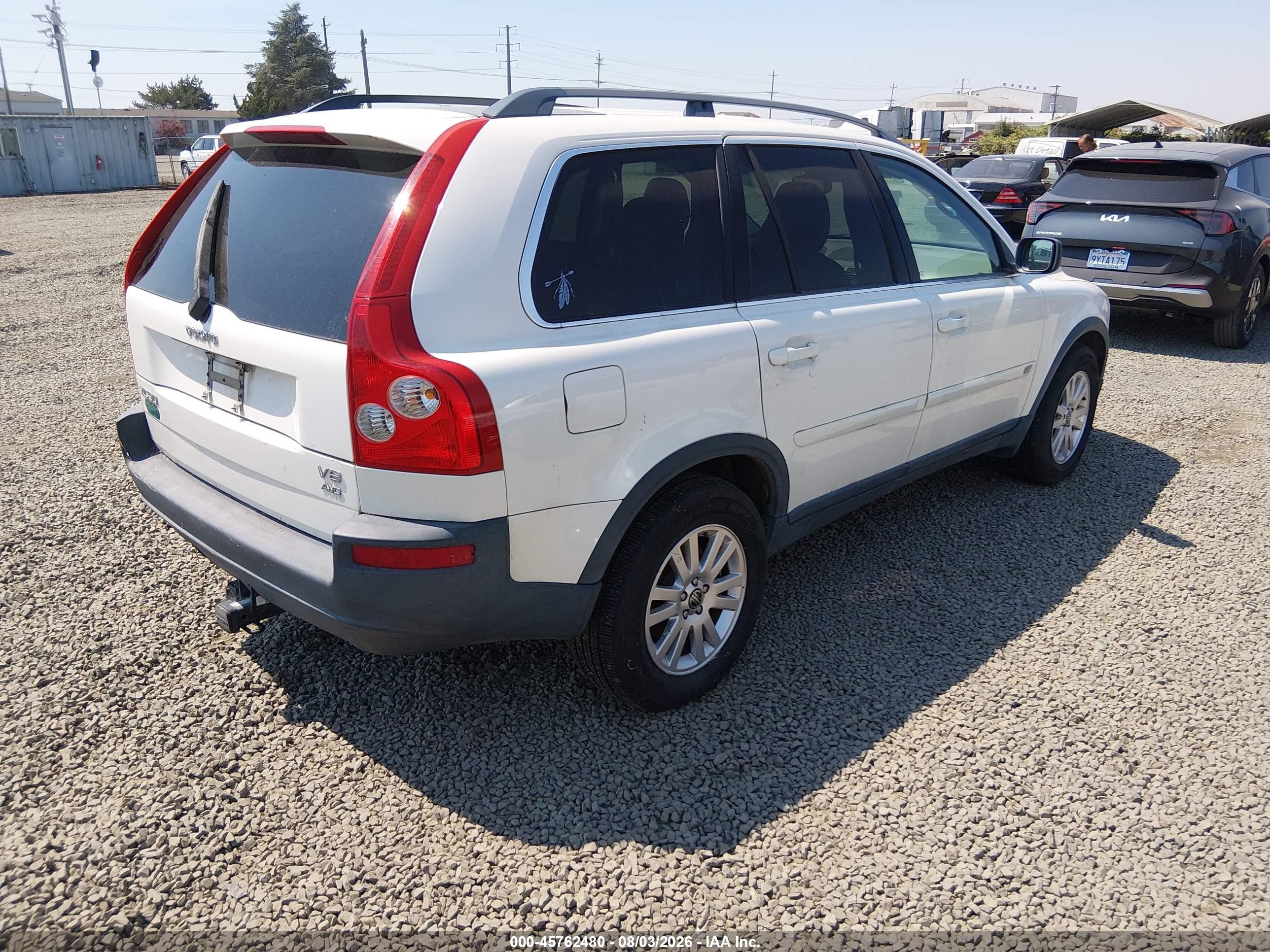 2006 Volvo Xc90 V8/volvo Ocean Race Edition White vin: YV4CZ852261244907