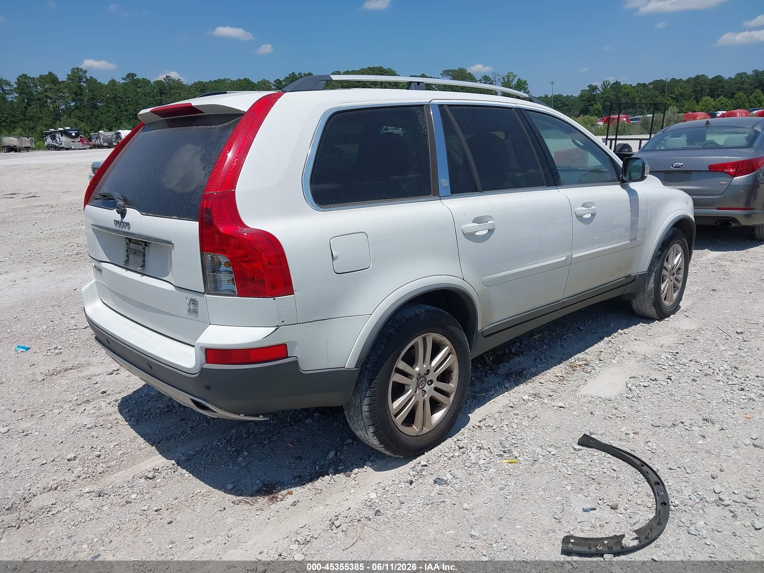 2008 Volvo Xc90 V8 White vin: YV4CZ852281445290
