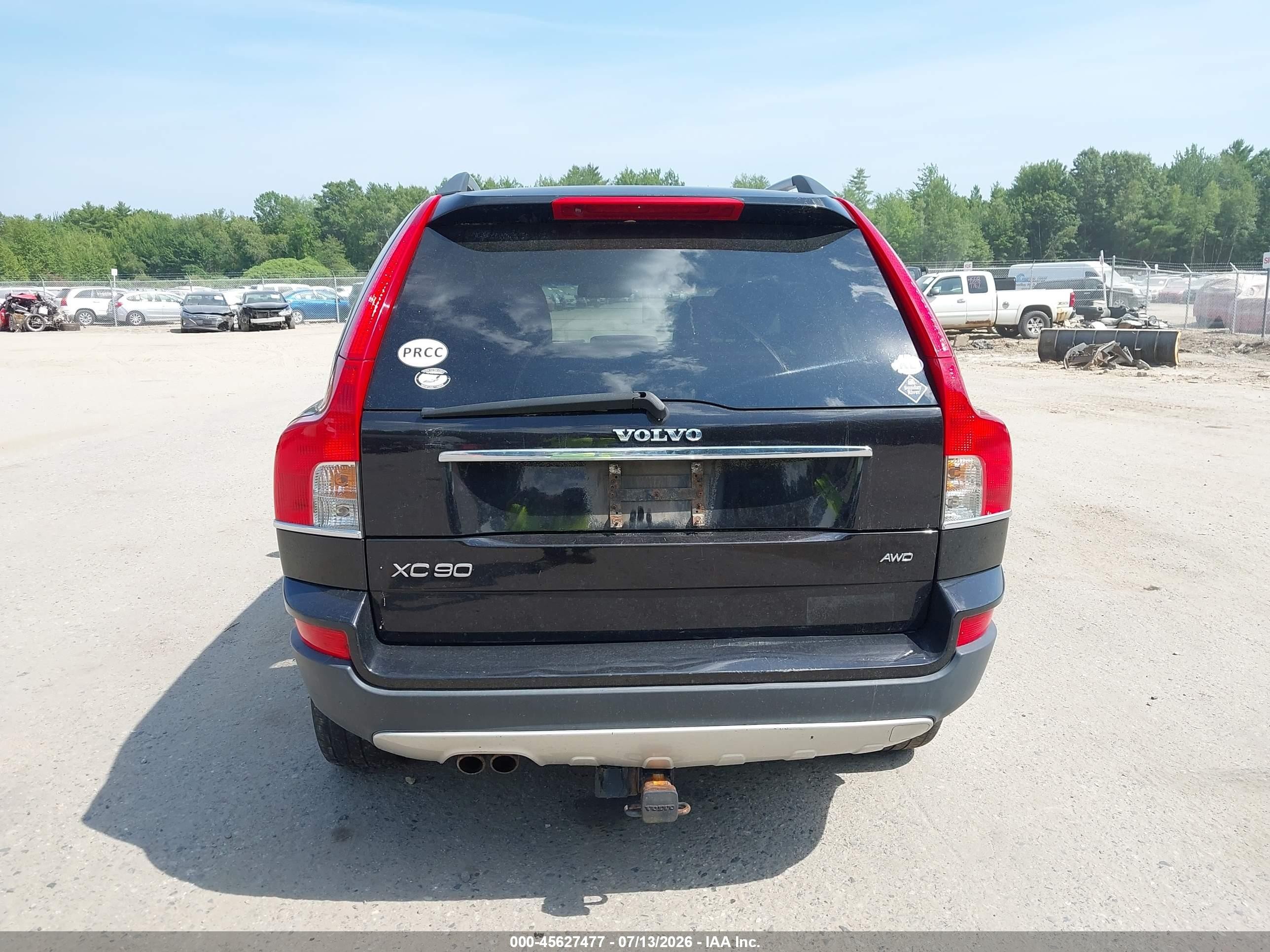 2008 Volvo Xc90 V8 Black vin: YV4CZ852281460453