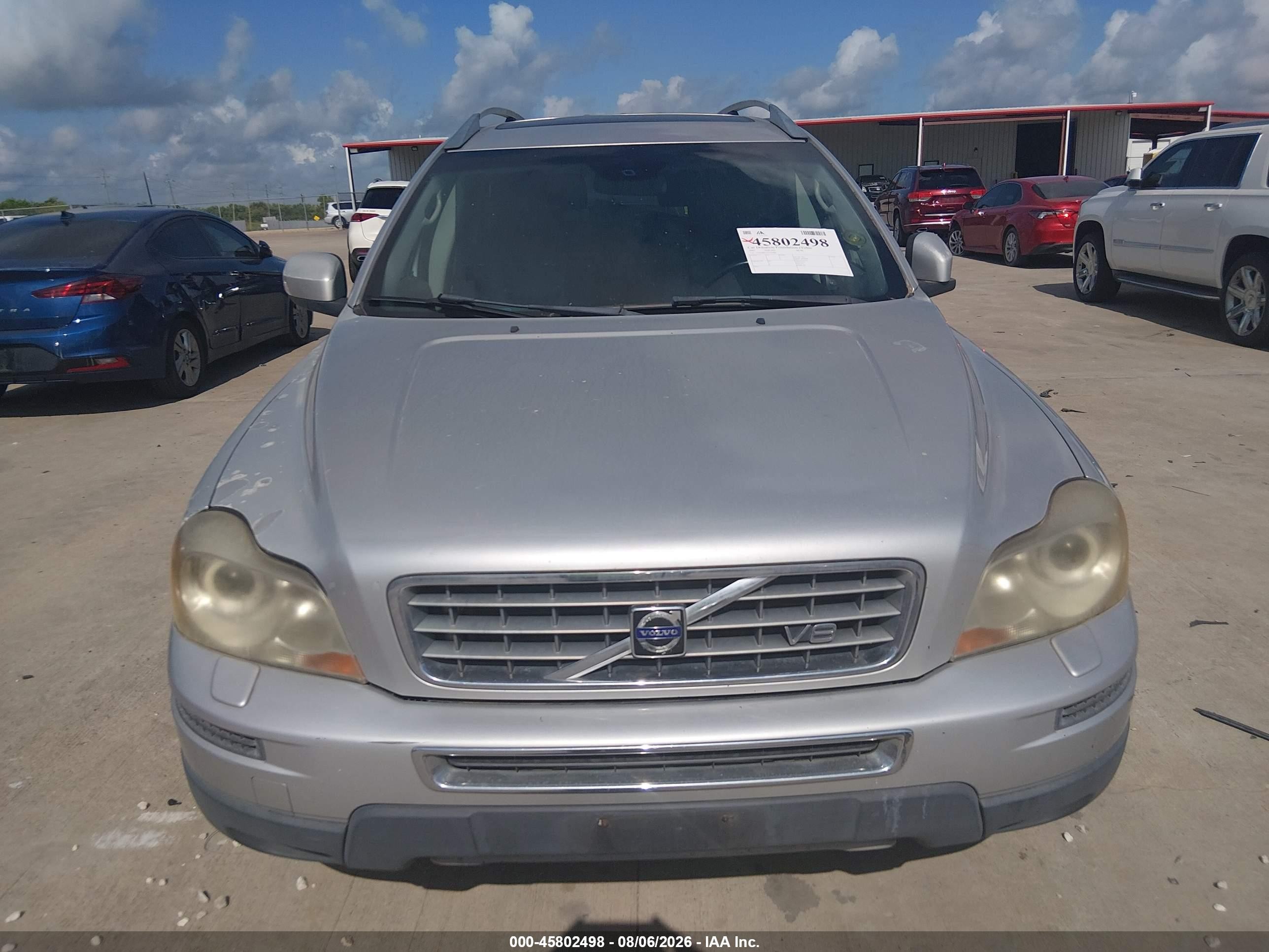 2007 Volvo Xc90 V8 Silver vin: YV4CZ852371359081