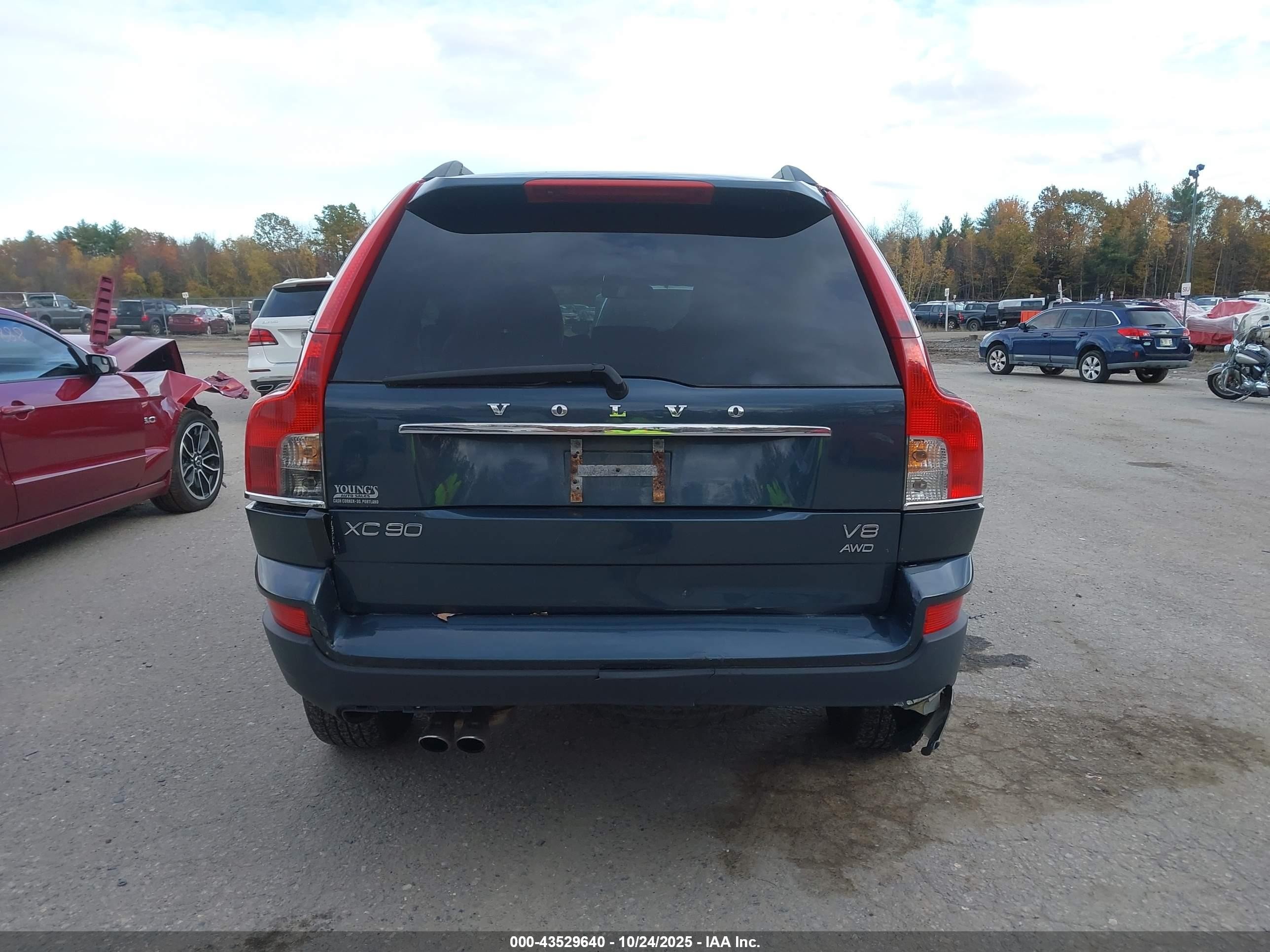 2009 Volvo Xc90 V8 Blue vin: YV4CZ852491496971