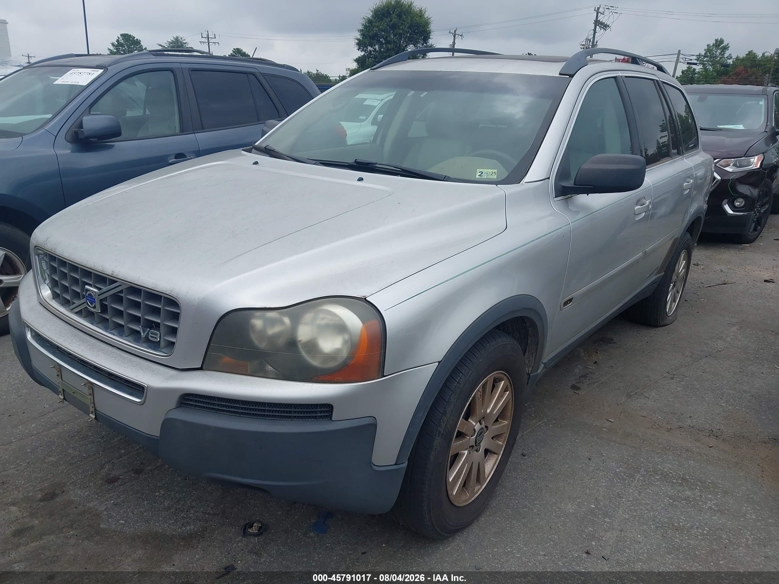 2006 Volvo Xc90 V8/volvo Ocean Race Edition Silver vin: YV4CZ852661238138