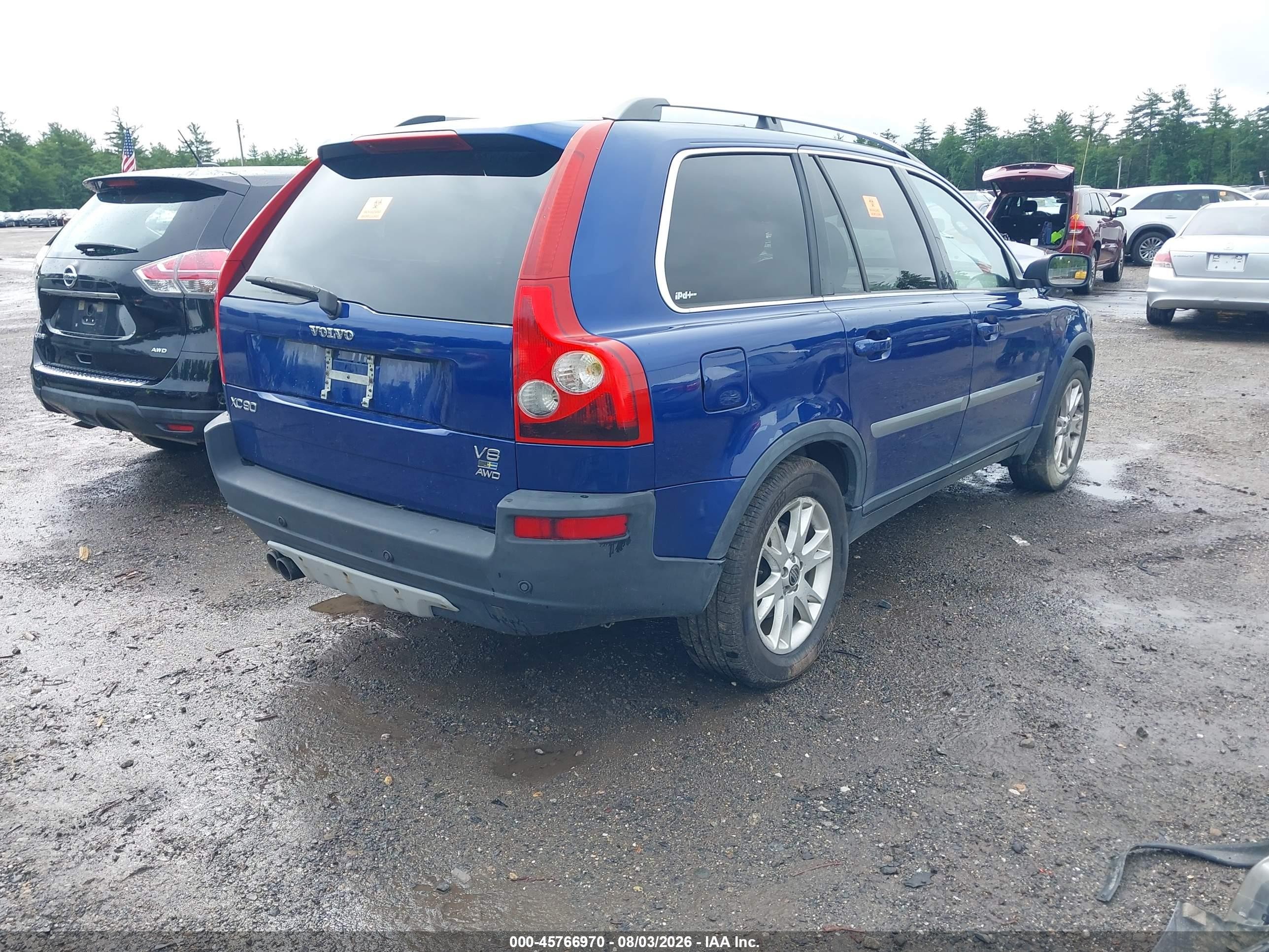 2006 Volvo Xc90 V8/volvo Ocean Race Edition Blue vin: YV4CZ852761290684