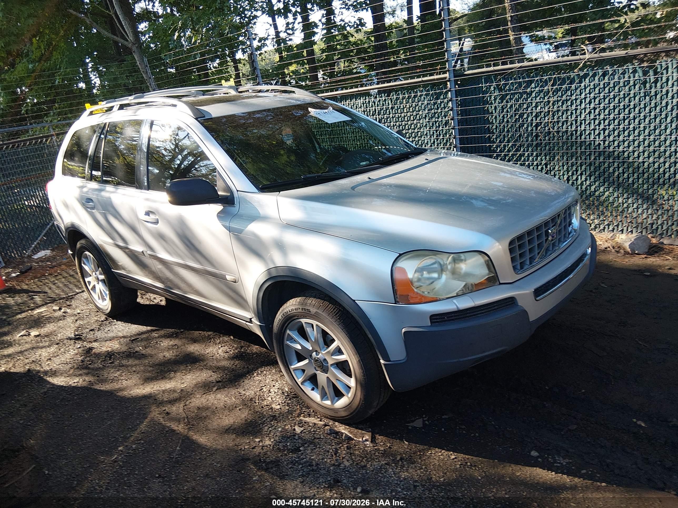 2006 Volvo Xc90 V8/volvo Ocean Race Edition Silver vin: YV4CZ852861267169
