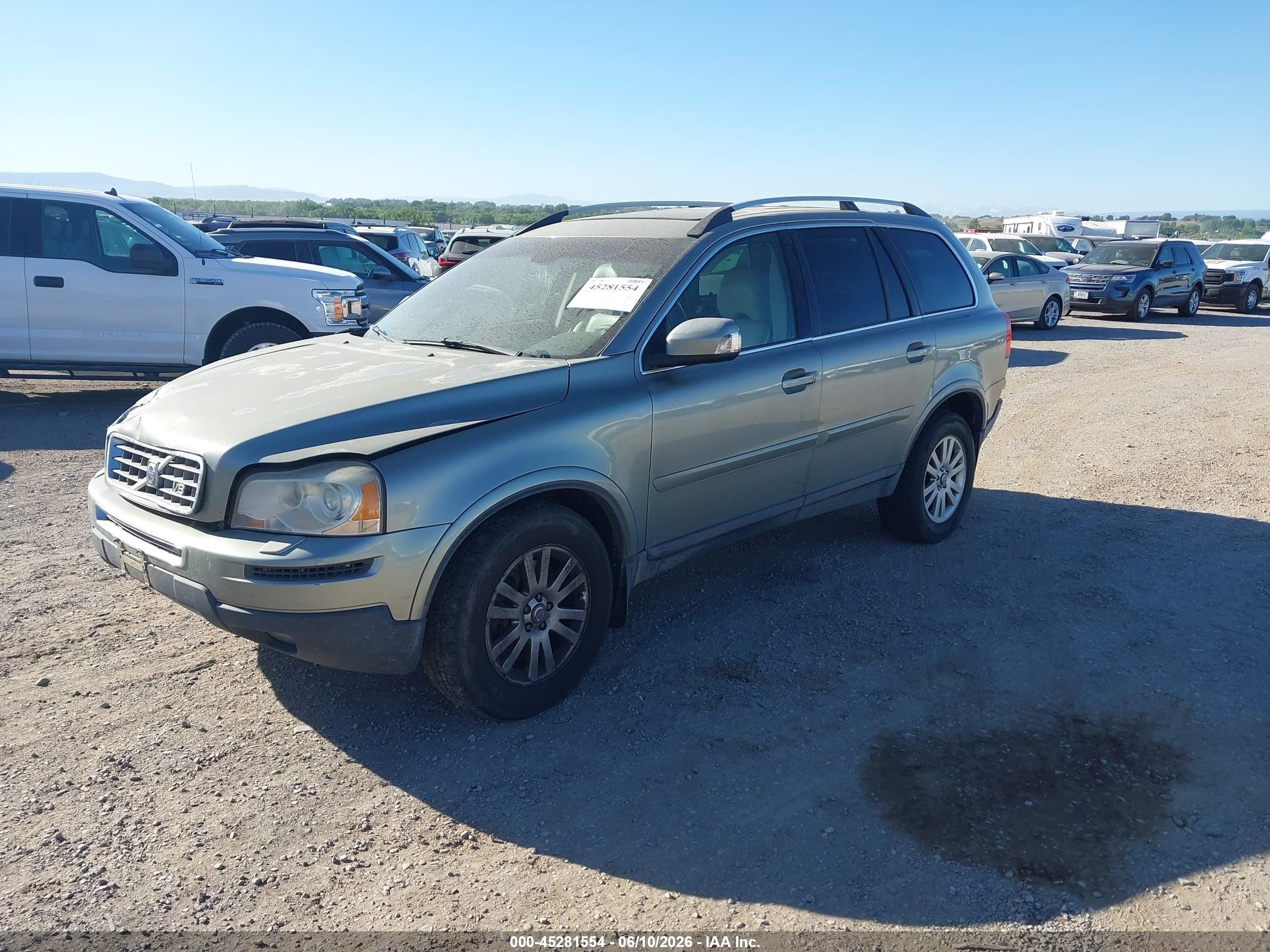2007 Volvo Xc90 V8 Silver vin: YV4CZ852871353373
