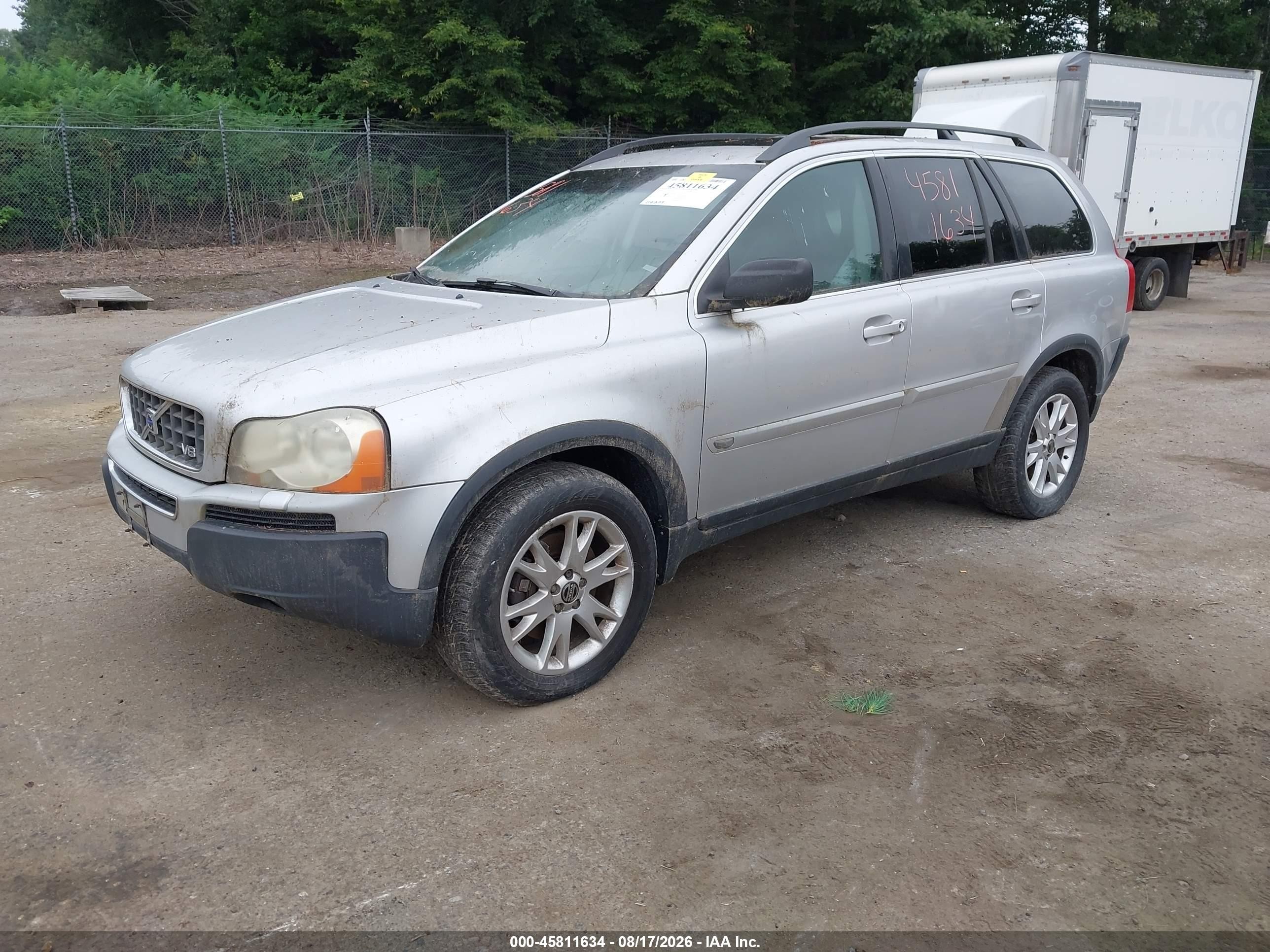 2006 Volvo Xc90 V8/volvo Ocean Race Edition Серебряный vin: YV4CZ852X61235274