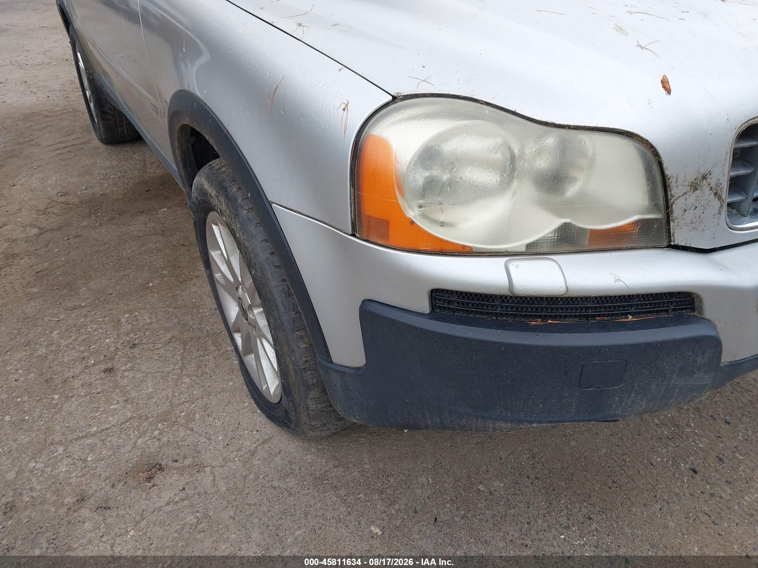 2006 Volvo Xc90 V8/volvo Ocean Race Edition Серебряный vin: YV4CZ852X61235274