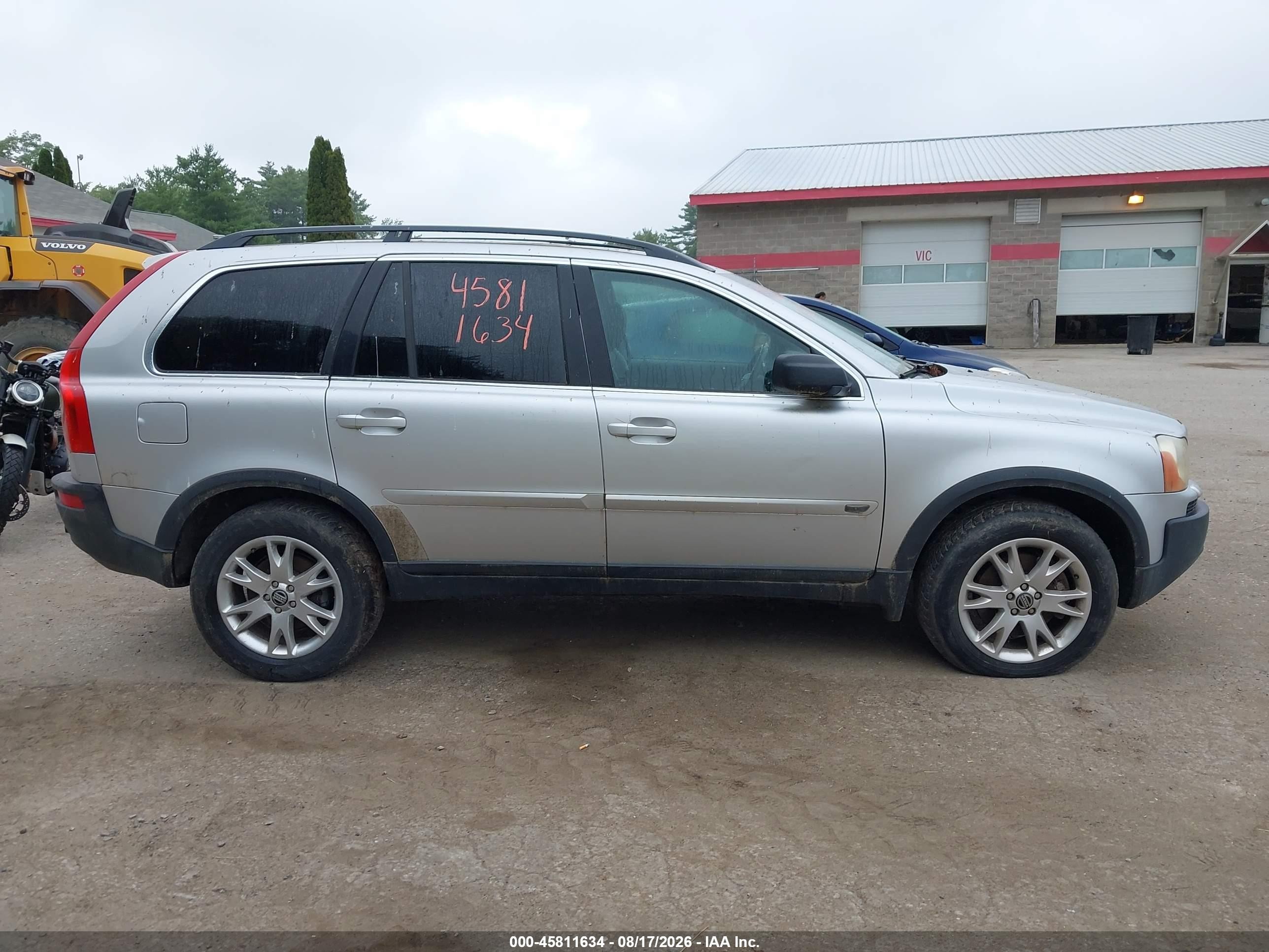 2006 Volvo Xc90 V8/volvo Ocean Race Edition Серебряный vin: YV4CZ852X61235274