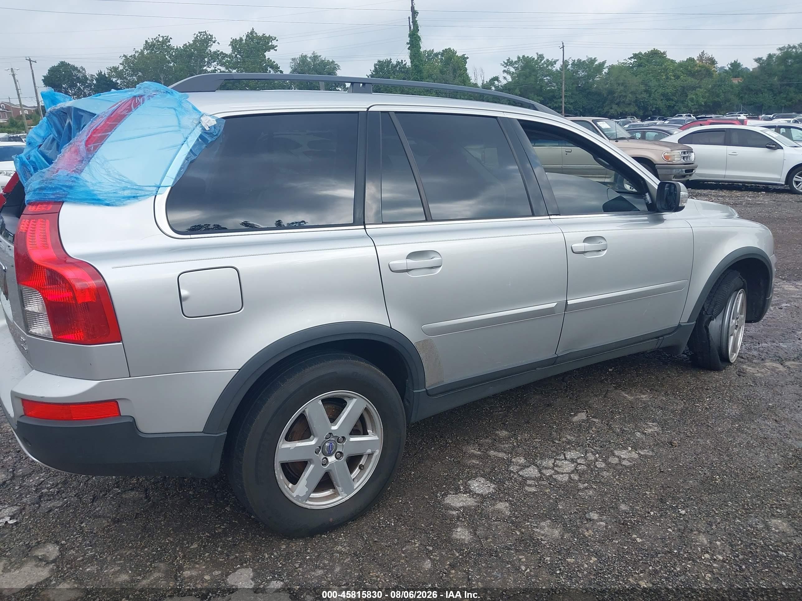 2007 Volvo Xc90 3.2 Silver vin: YV4CZ982071338996