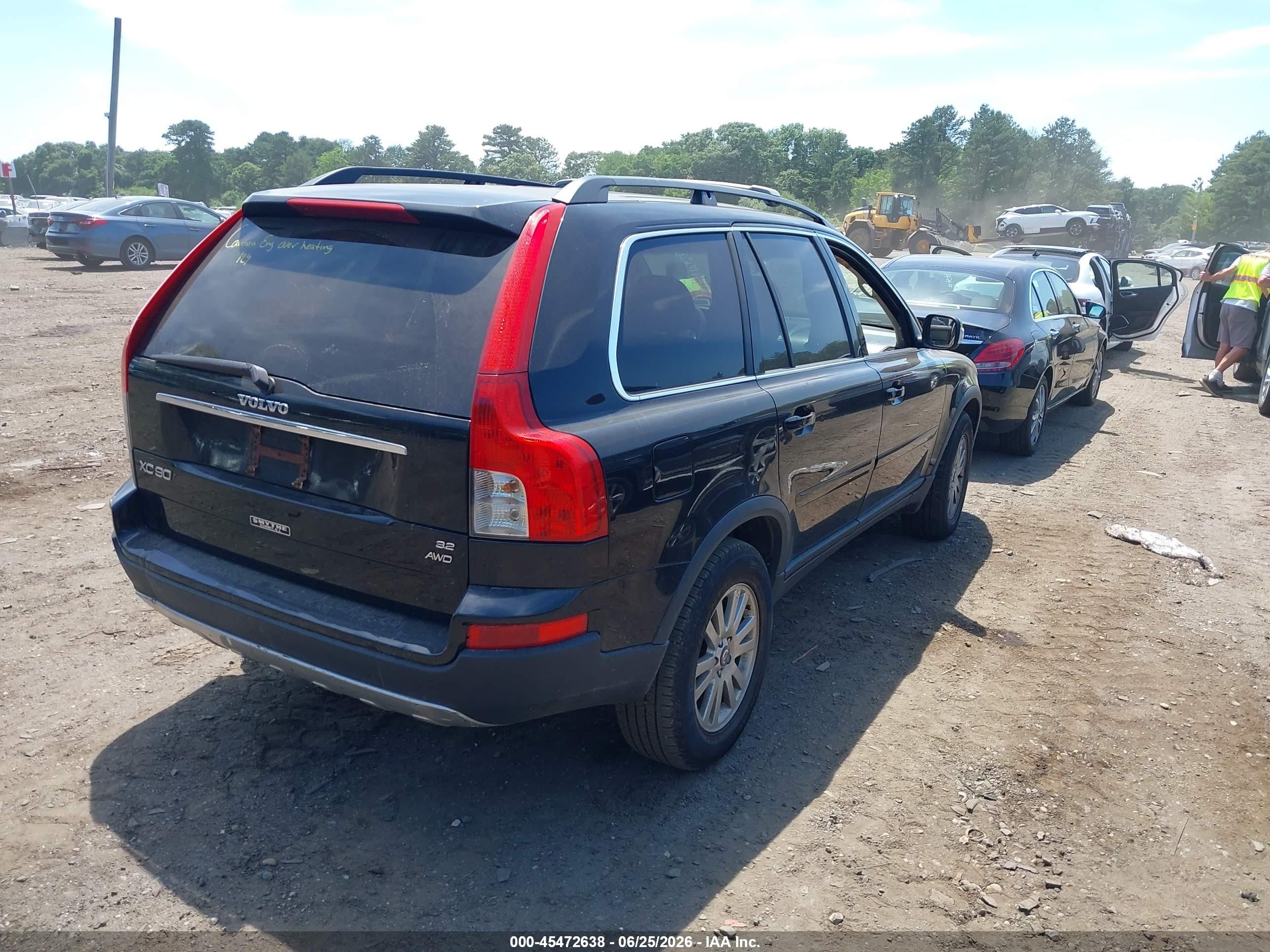 2008 Volvo Xc90 3.2 Black vin: YV4CZ982081448691
