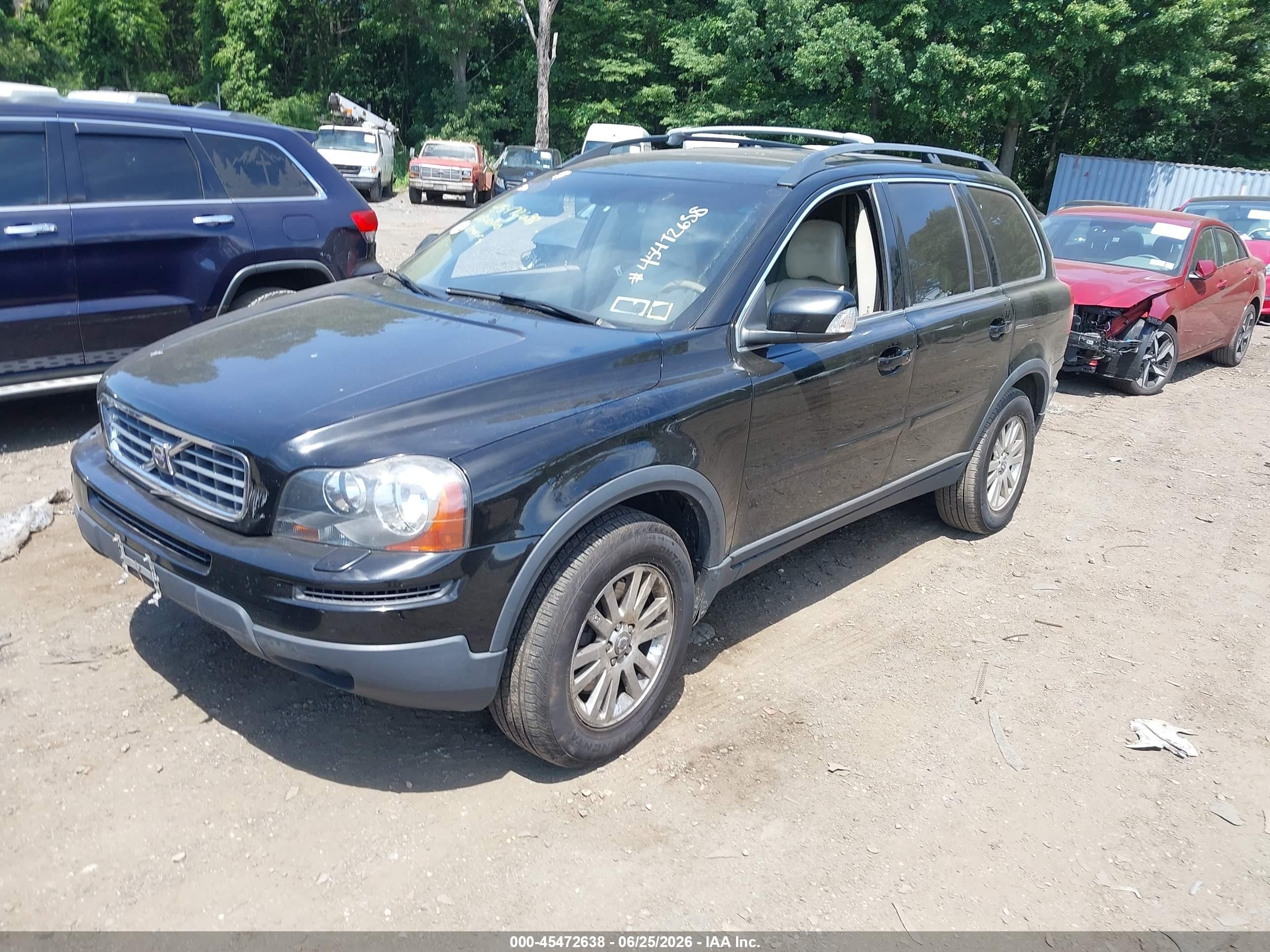 2008 Volvo Xc90 3.2 Black vin: YV4CZ982081448691