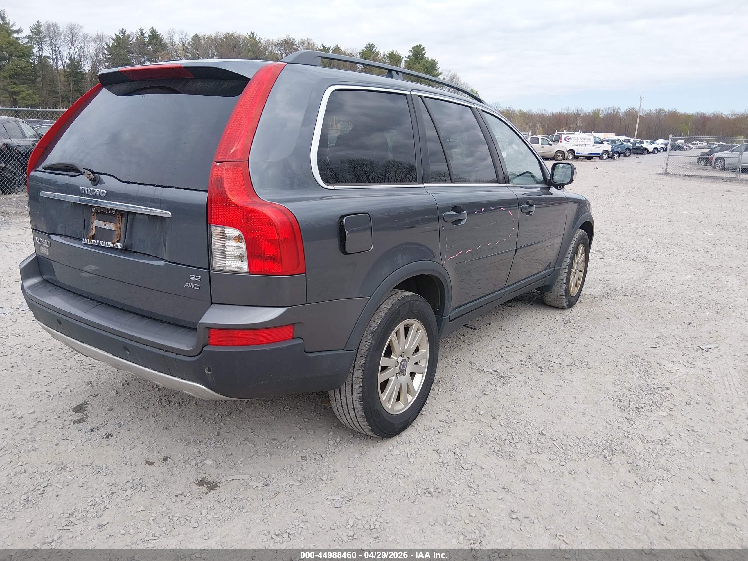 2008 Volvo Xc90 3.2 Gray vin: YV4CZ982081466401