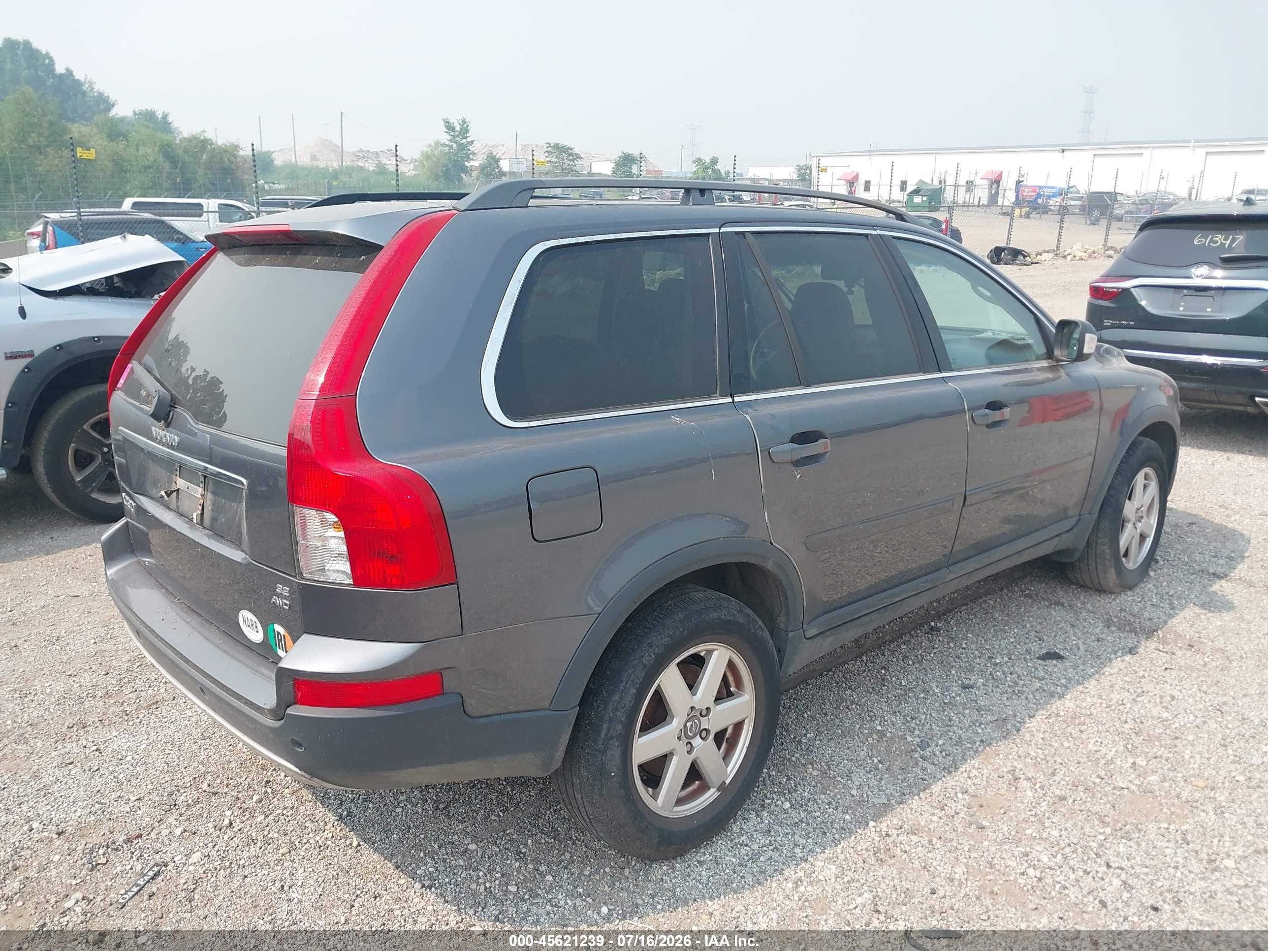 2007 Volvo Xc90 3.2 Gray vin: YV4CZ982371396603