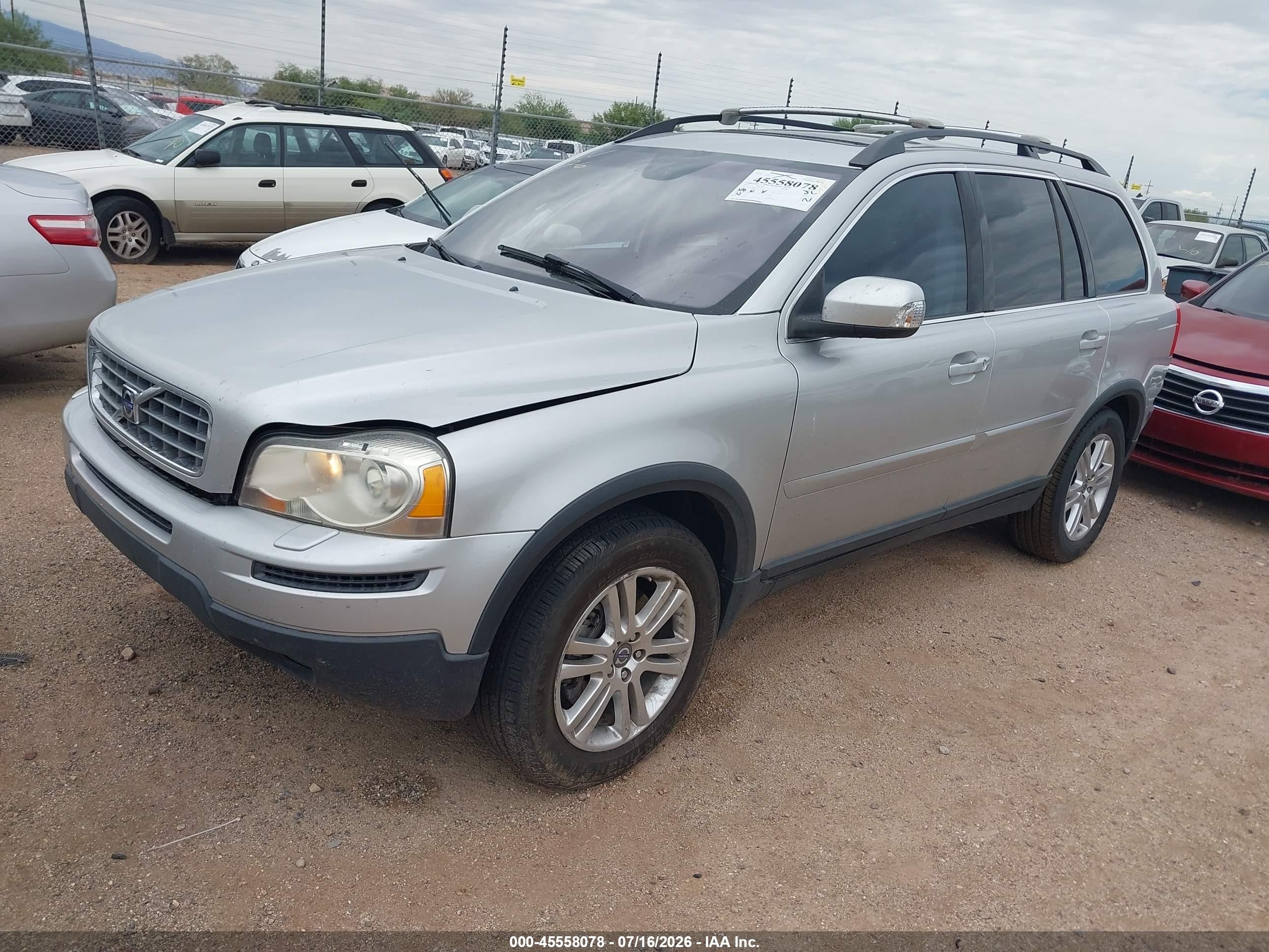 2007 Volvo Xc90 3.2 Серебряный vin: YV4CZ982571355390