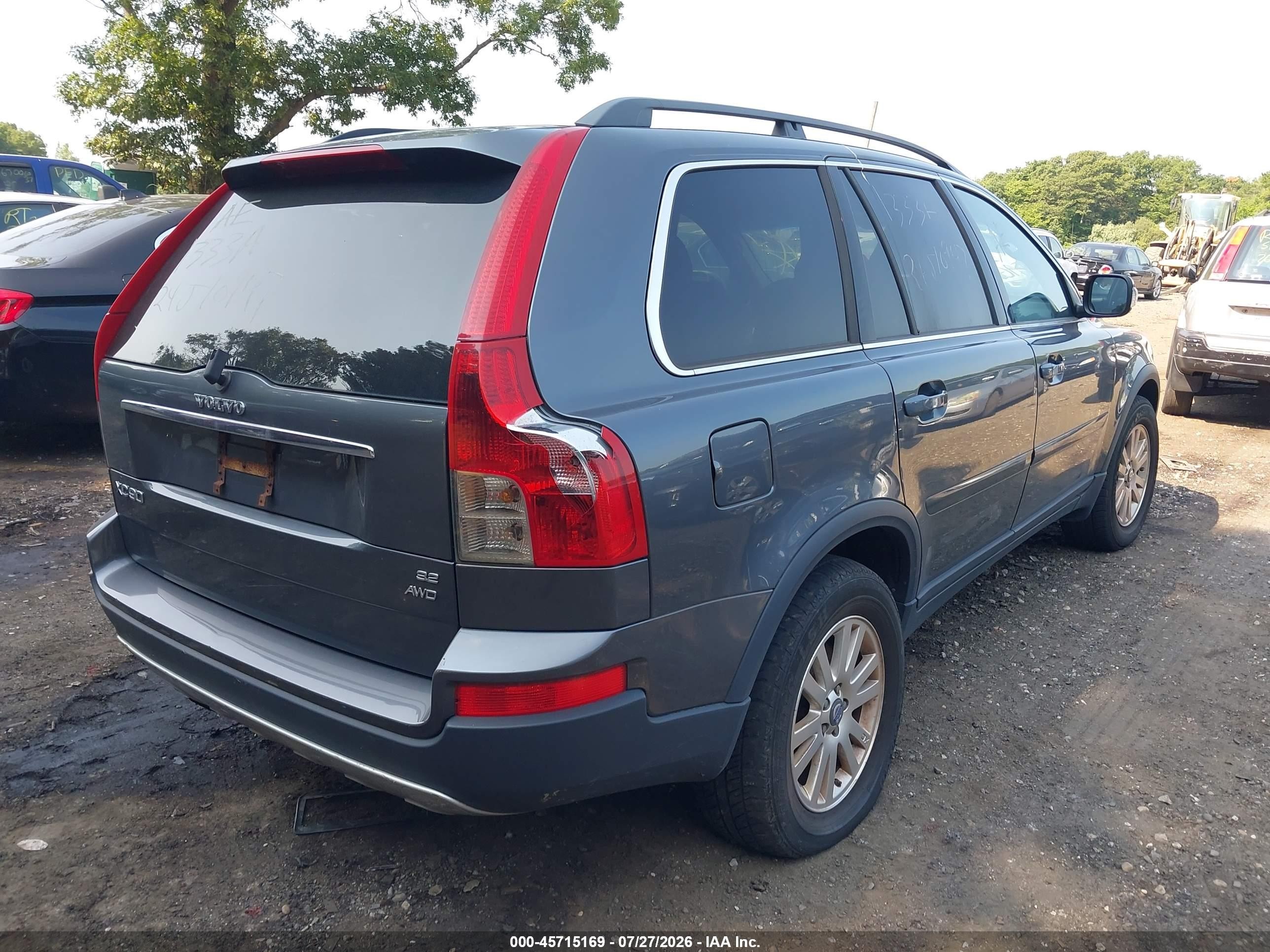 2008 Volvo Xc90 3.2 Gray vin: YV4CZ982581447925
