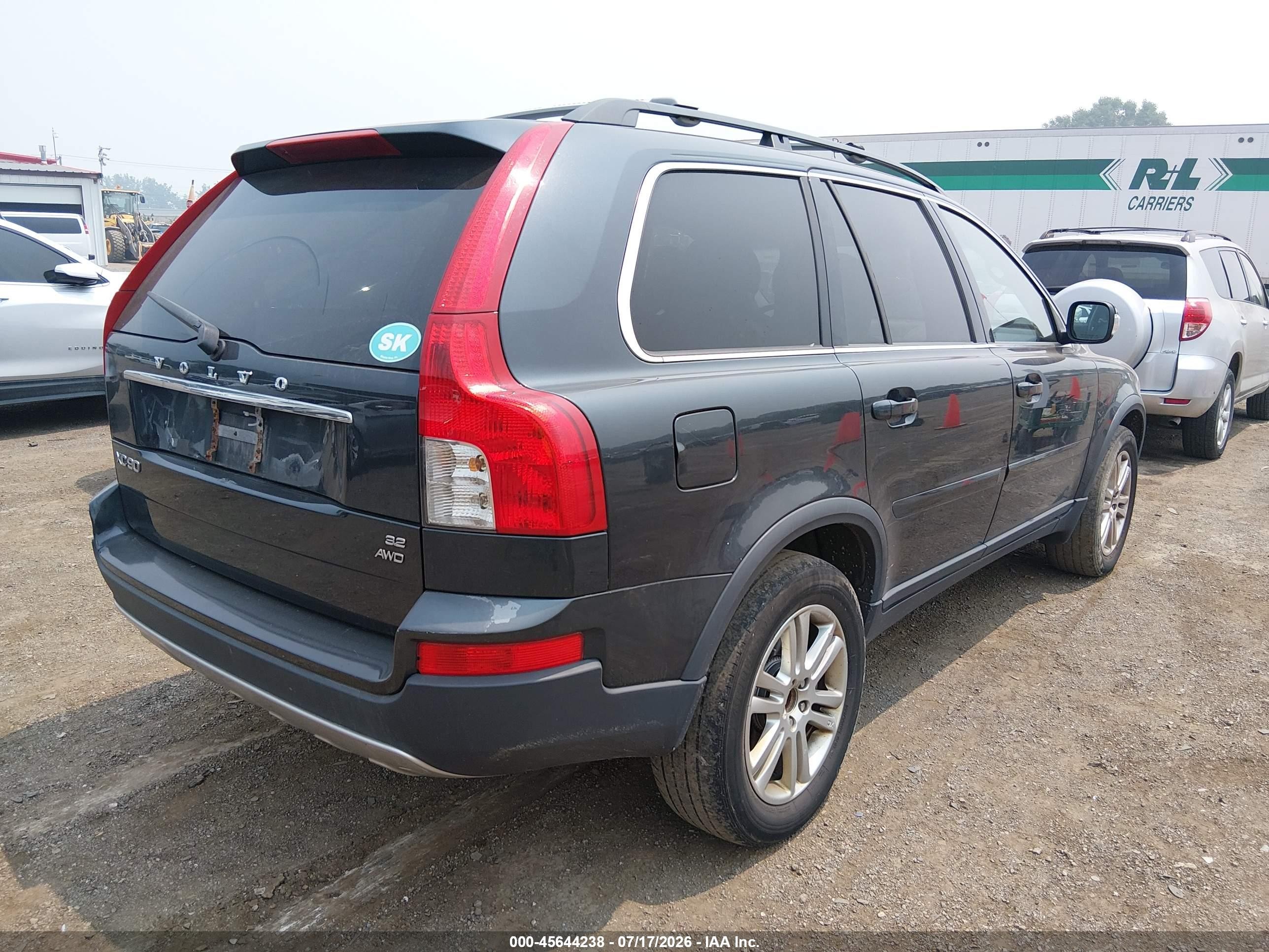 2009 Volvo Xc90 3.2 Black vin: YV4CZ982591517540
