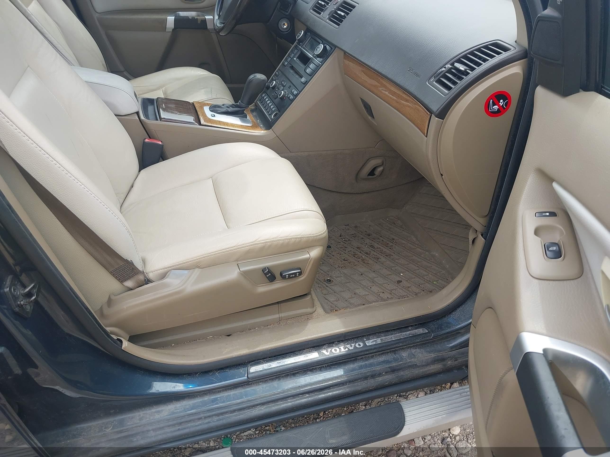 2008 Volvo Xc90 3.2 Blue vin: YV4CZ982681477810