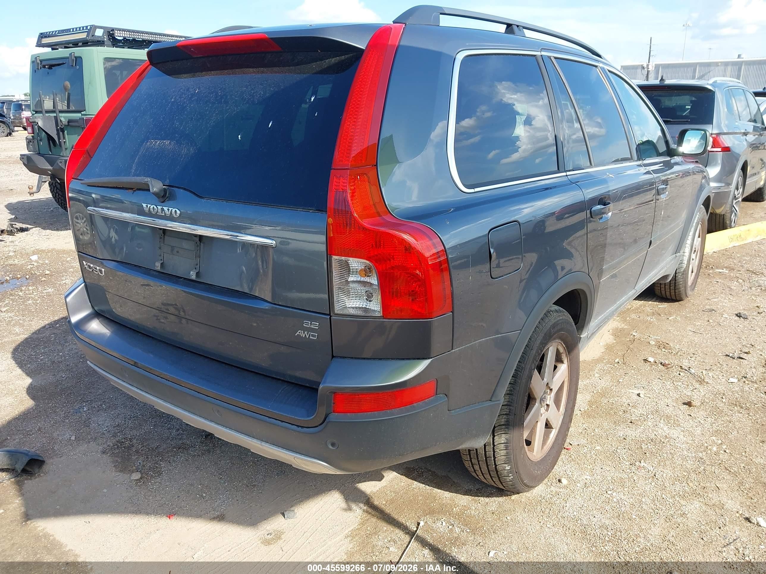 2007 Volvo Xc90 3.2 Blue vin: YV4CZ982771355780