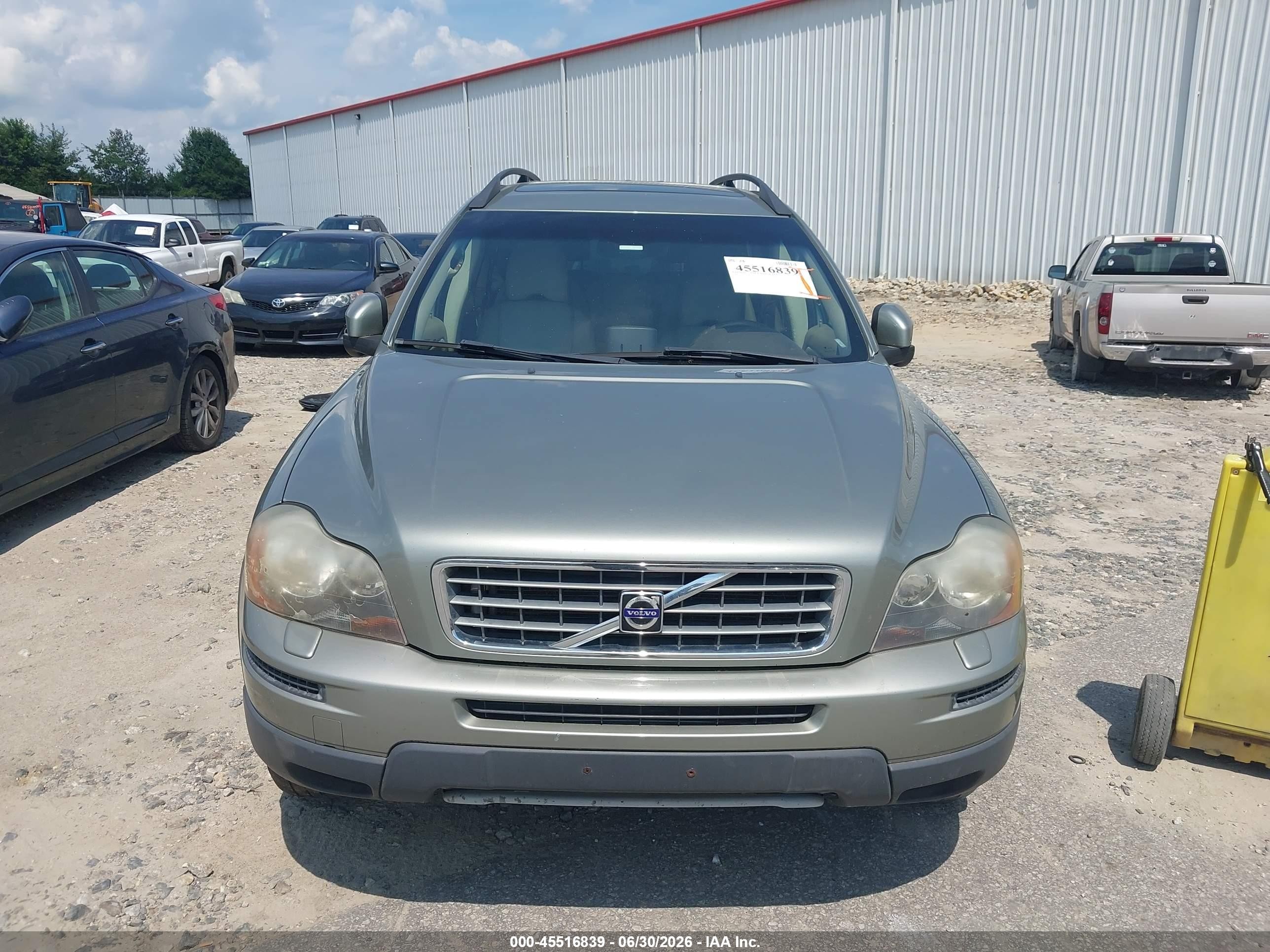 2008 Volvo Xc90 3.2 Green vin: YV4CZ982781449756