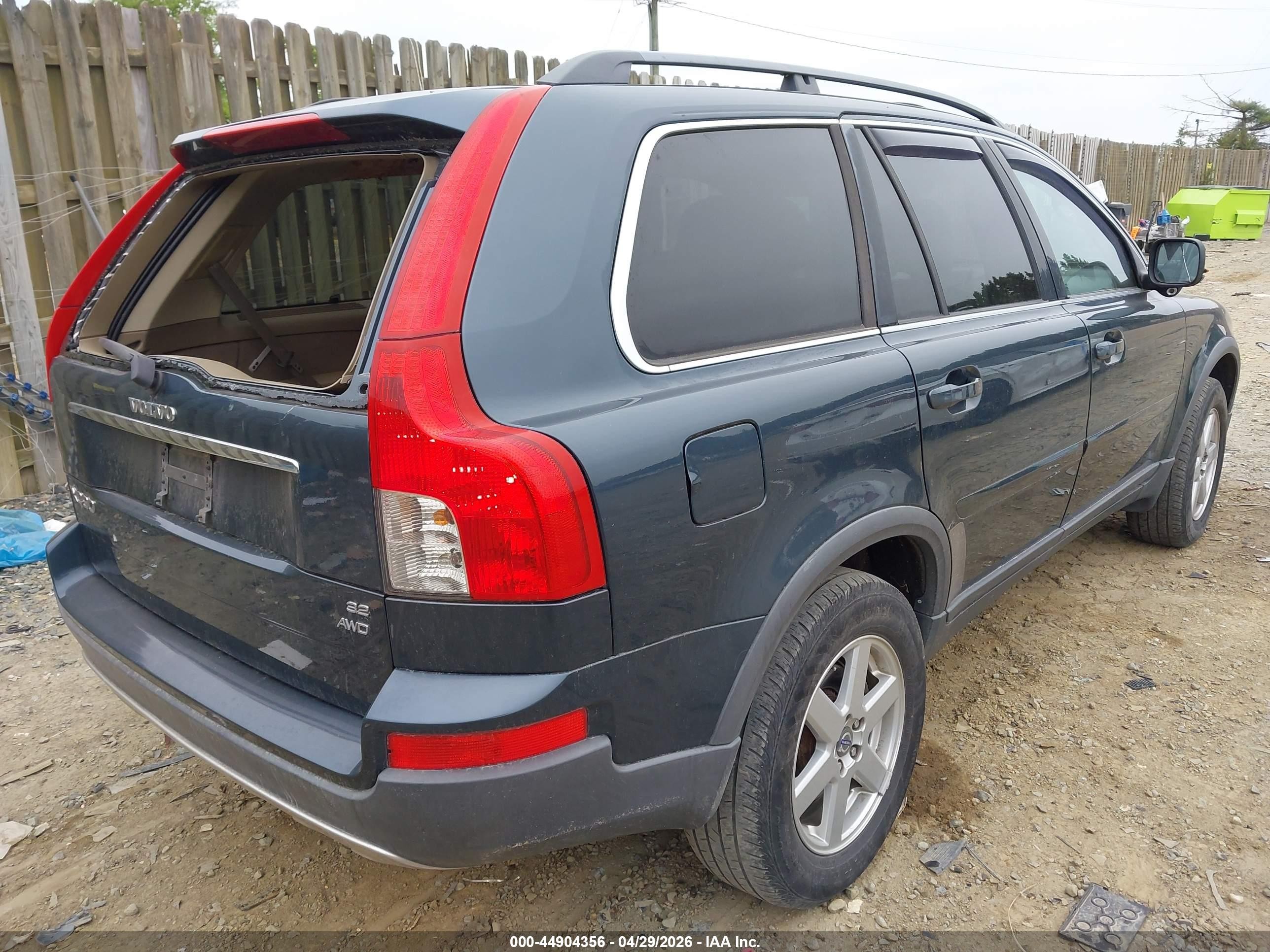 2007 Volvo Xc90 3.2 Dark Blue vin: YV4CZ982871400662