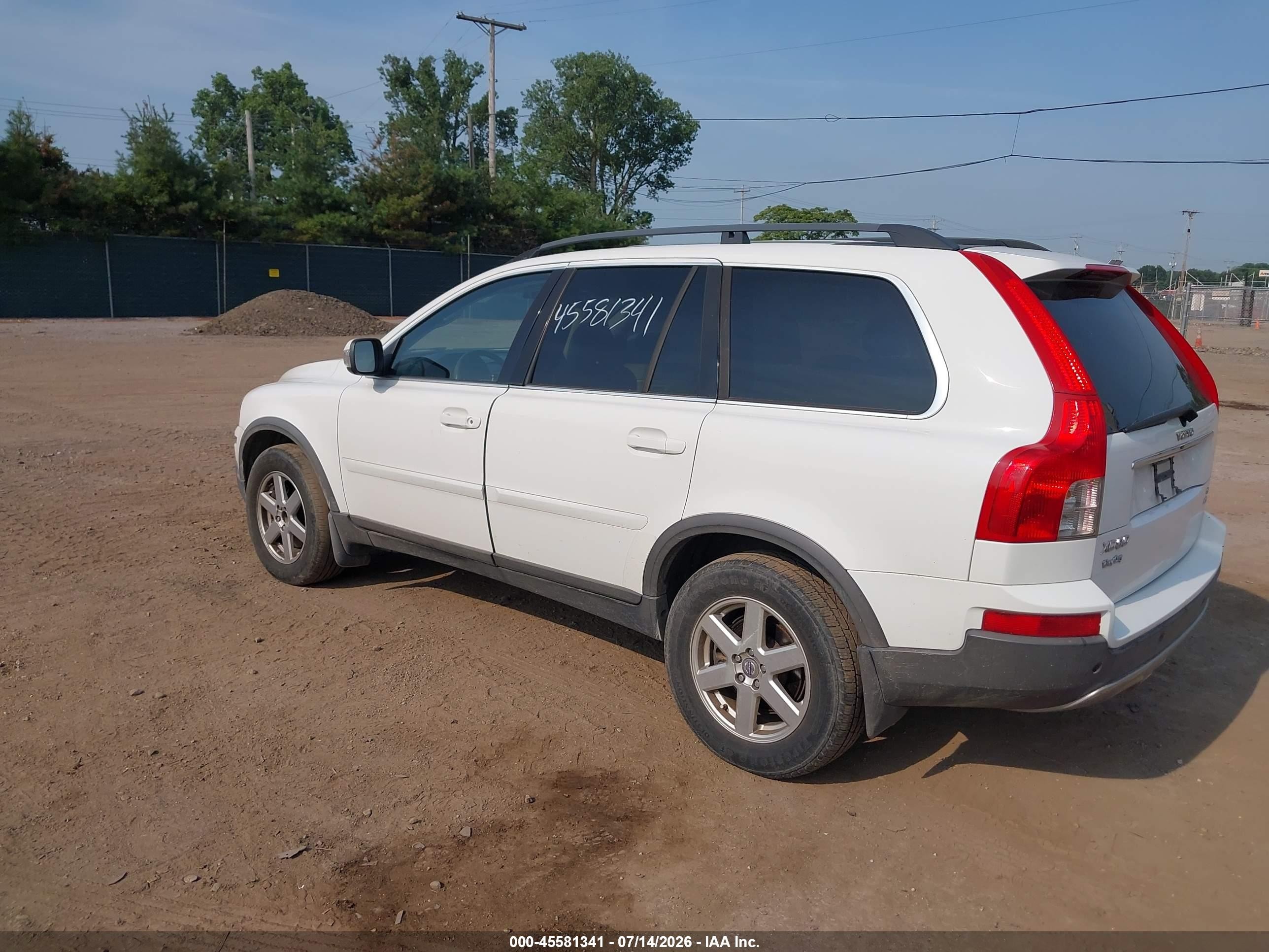 2007 Volvo Xc90 3.2 White vin: YV4CZ982971374301