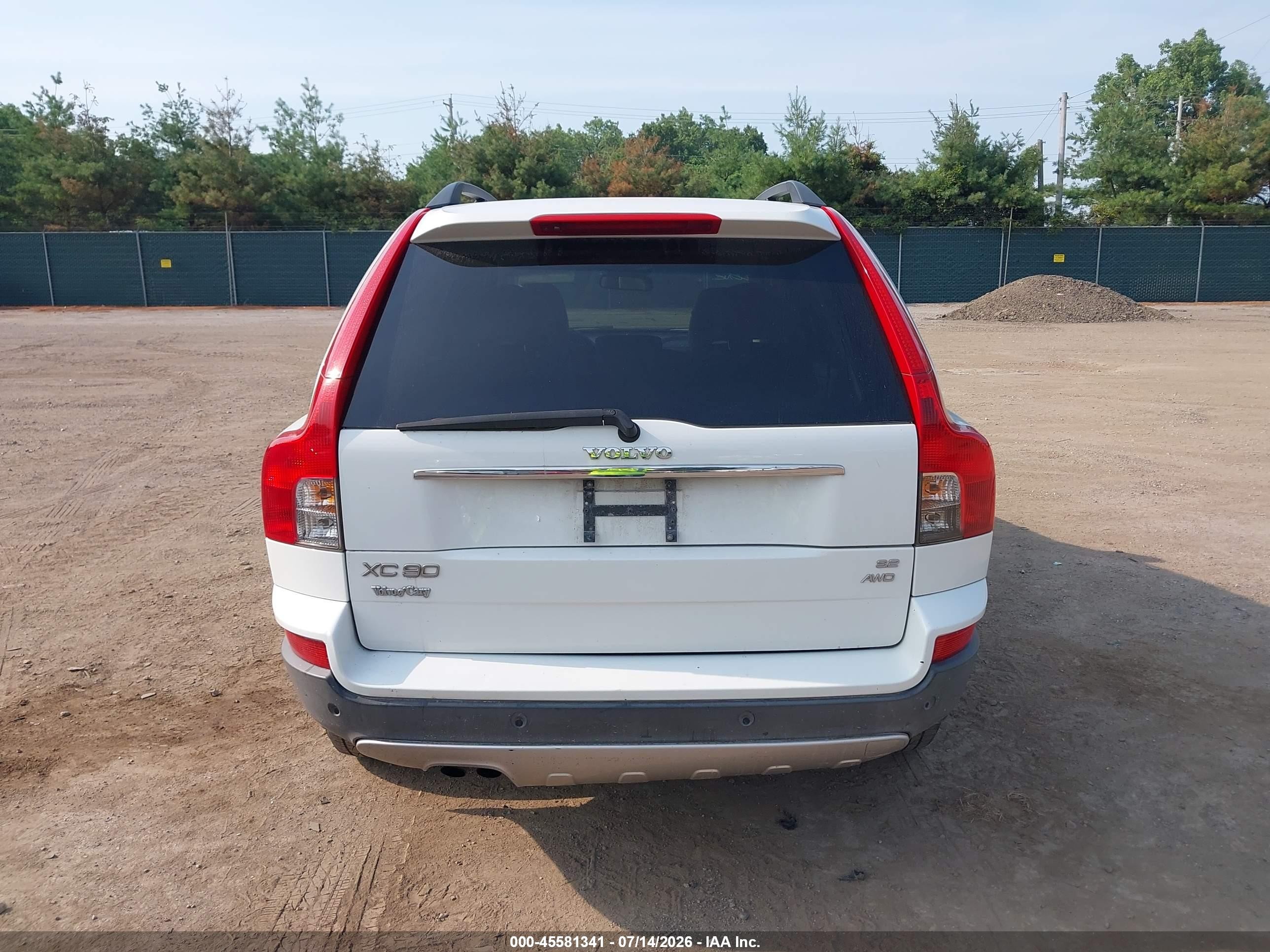 2007 Volvo Xc90 3.2 White vin: YV4CZ982971374301