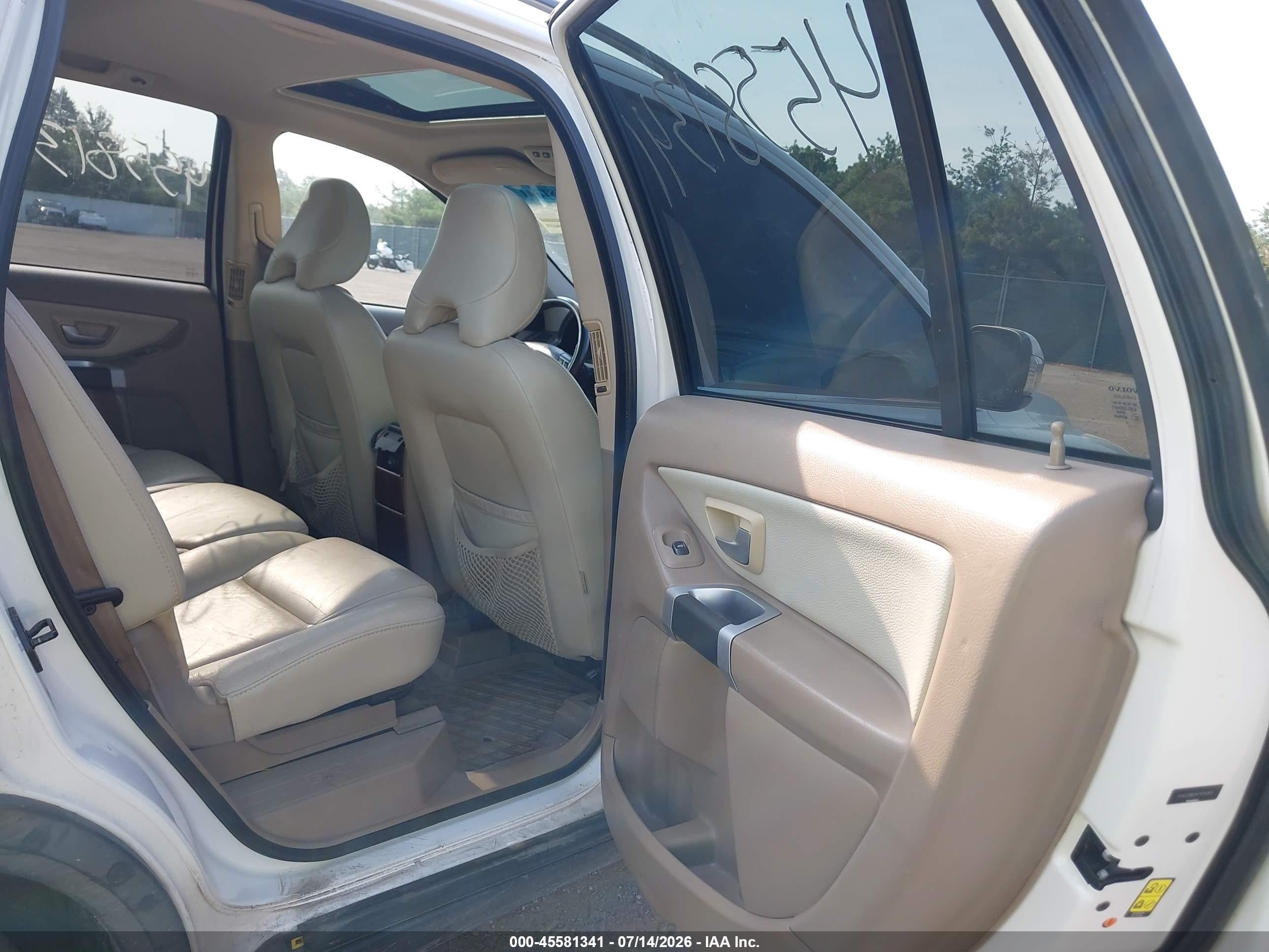 2007 Volvo Xc90 3.2 White vin: YV4CZ982971374301
