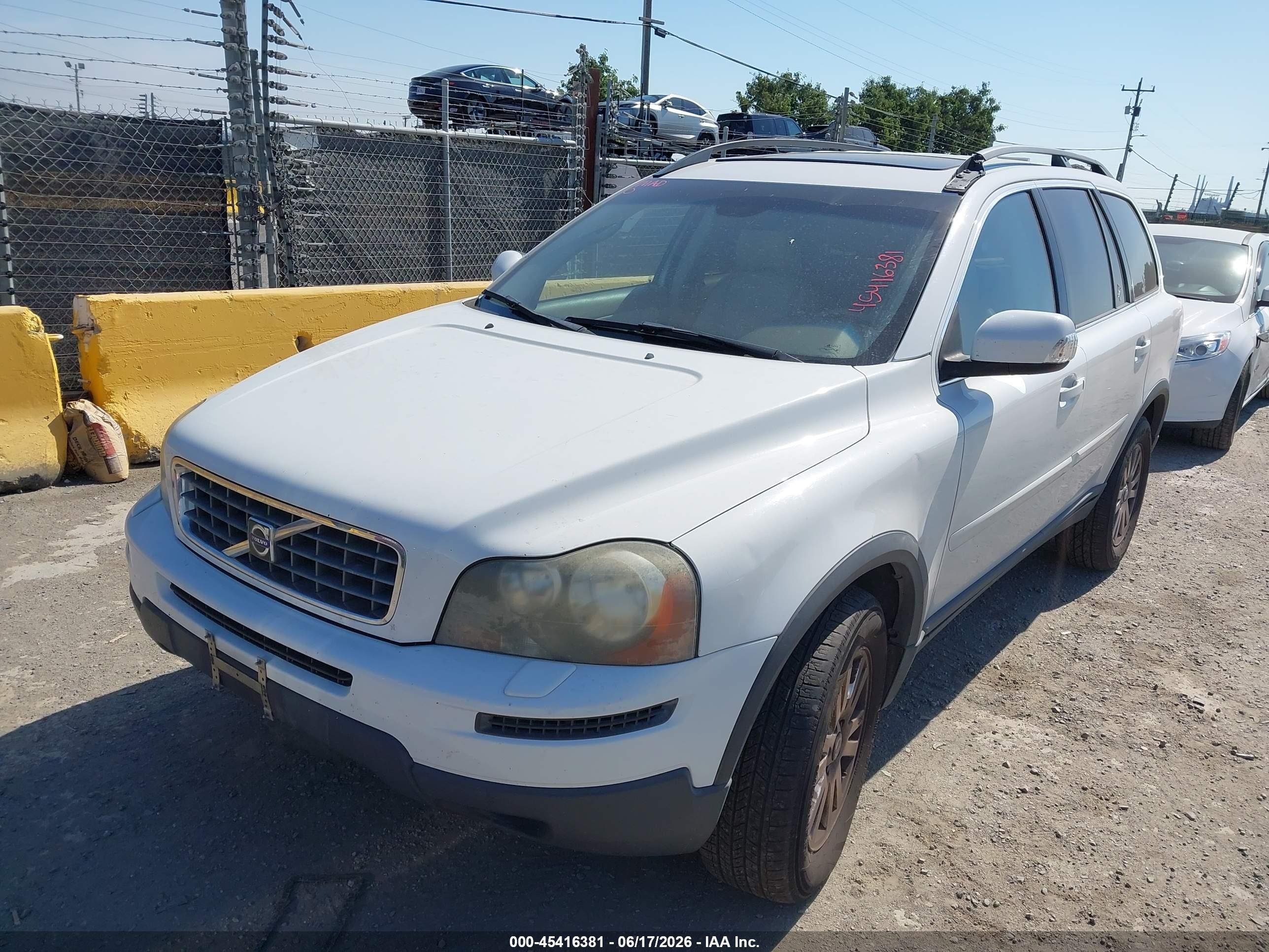 2008 Volvo Xc90 3.2 White vin: YV4CZ982981445112