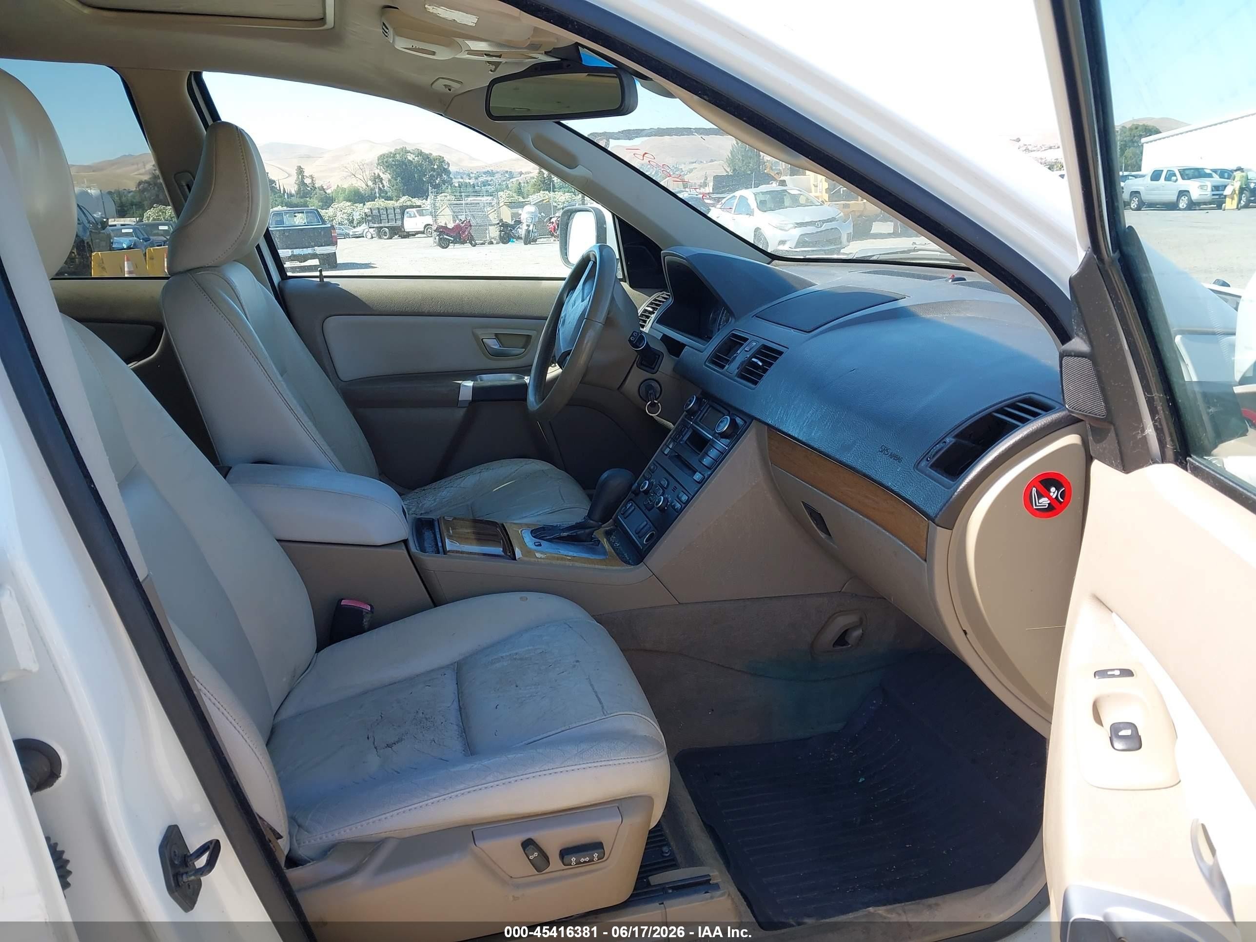 2008 Volvo Xc90 3.2 White vin: YV4CZ982981445112