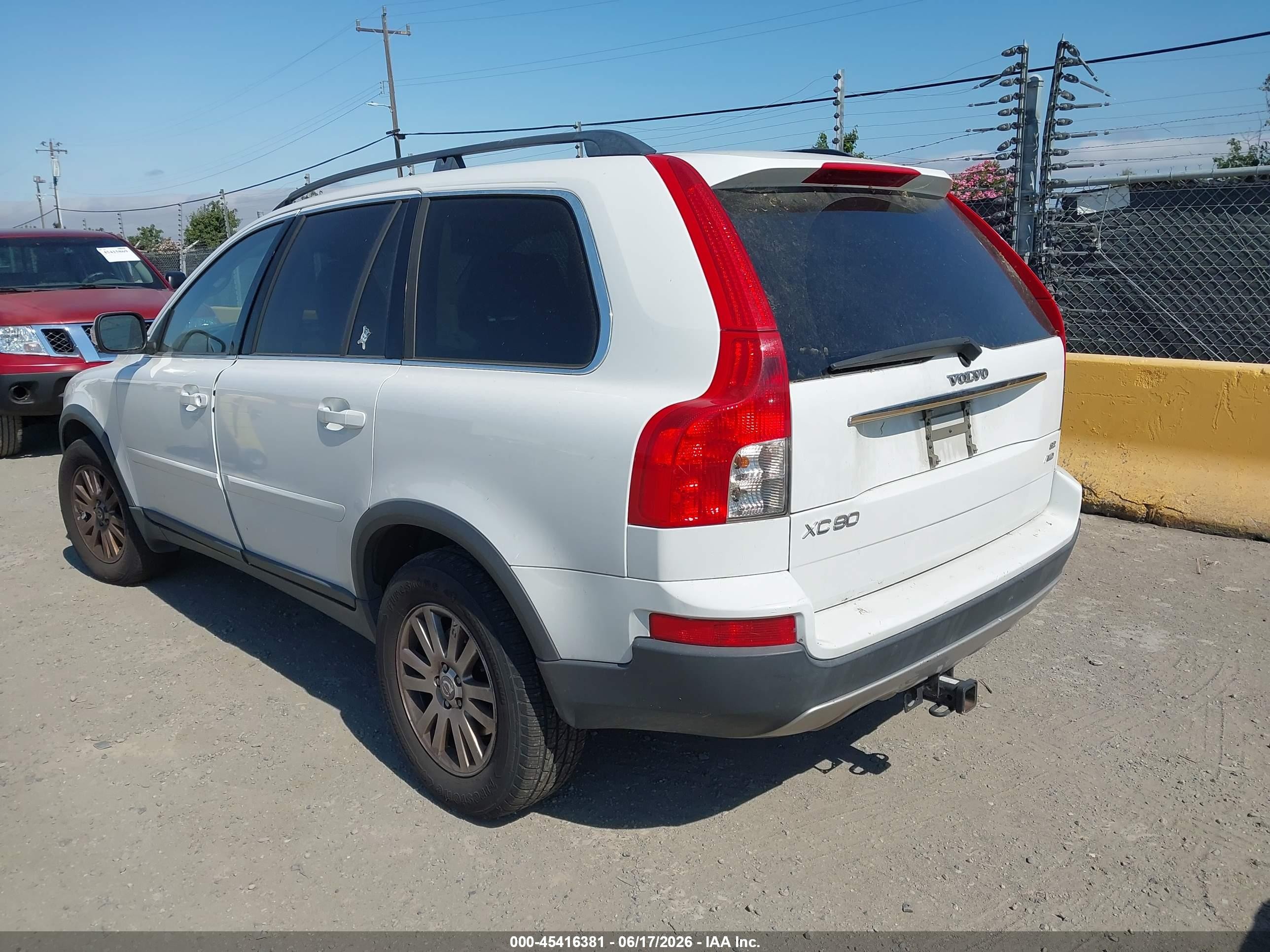 2008 Volvo Xc90 3.2 White vin: YV4CZ982981445112