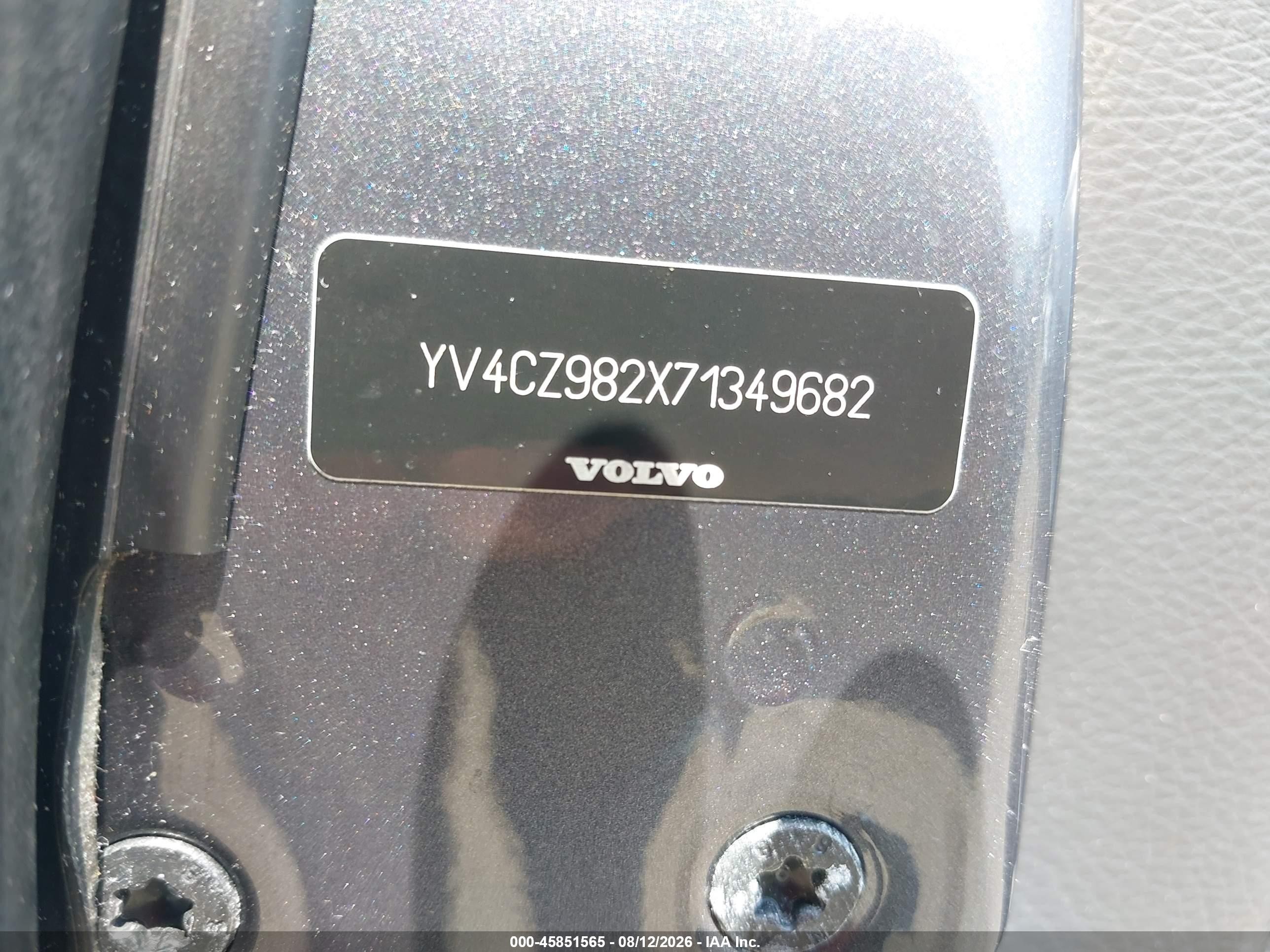 2007 Volvo Xc90 3.2 Gray vin: YV4CZ982X71349682