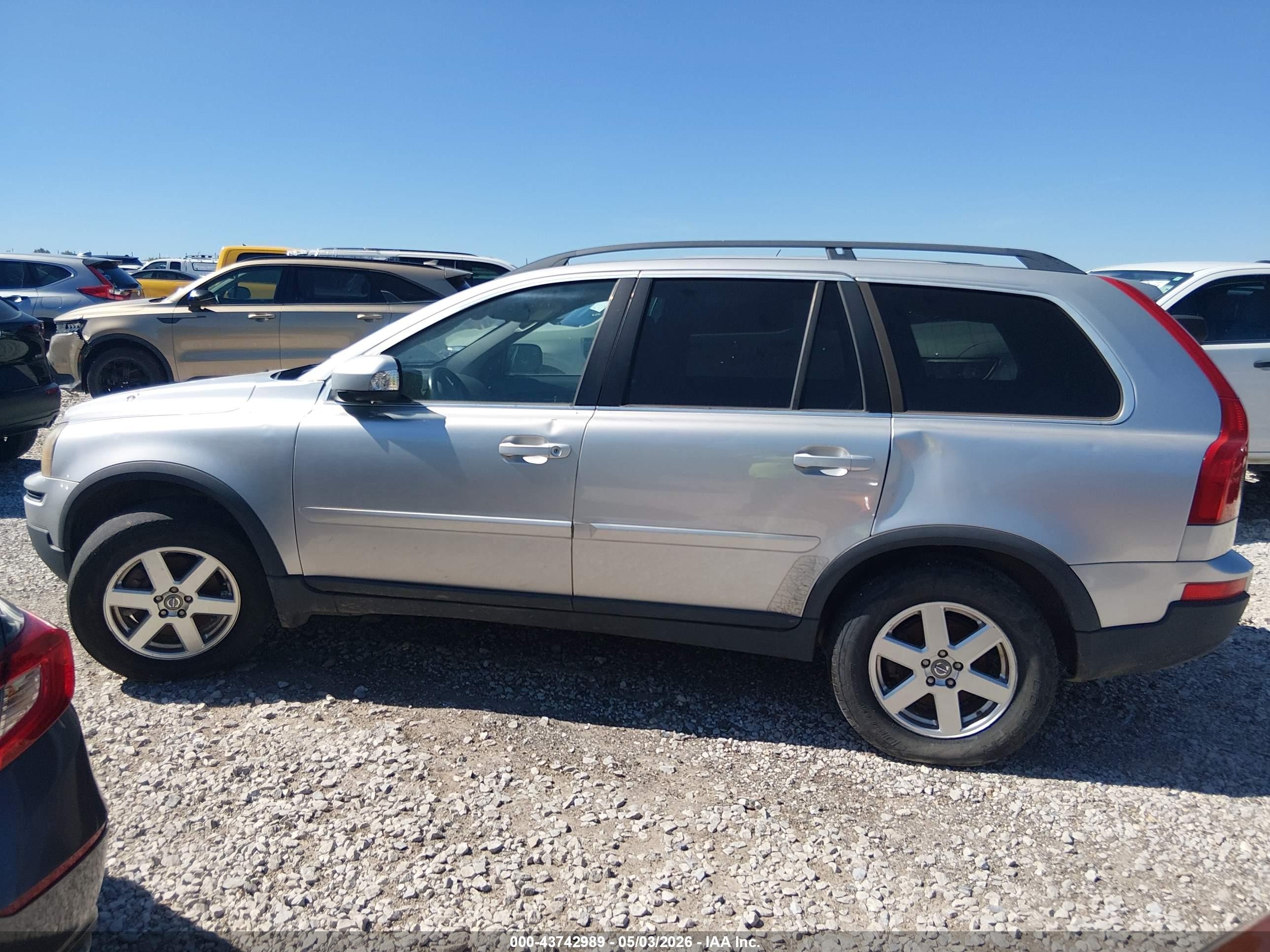 2007 Volvo Xc90 3.2 Silver vin: YV4CZ982X71395321