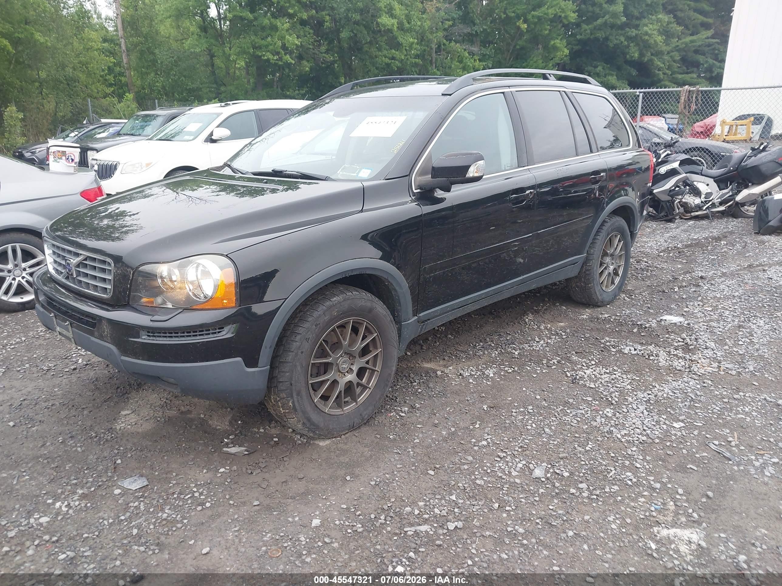 2008 Volvo Xc90 3.2 Black vin: YV4CZ982X81424947