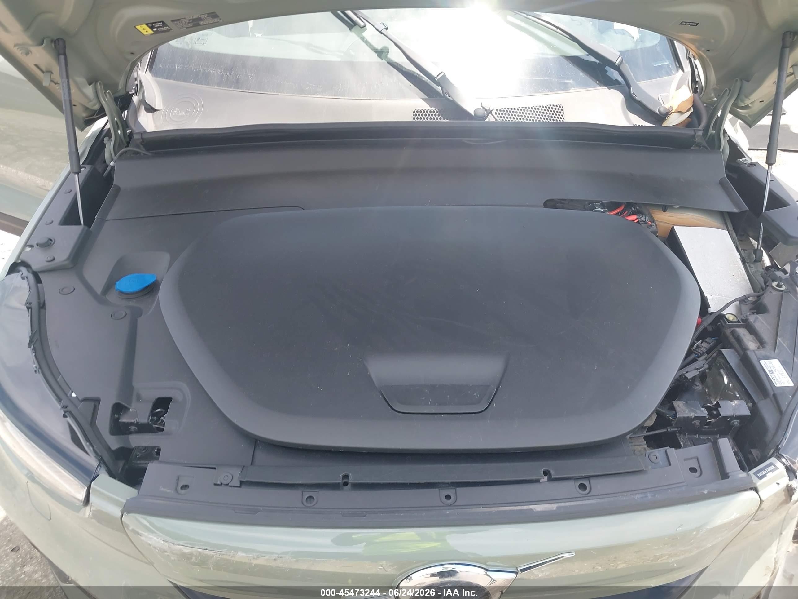 2023 Volvo Xc40 Recharge Pure Electric Twin Plus Gray vin: YV4ED3UW3P2963299