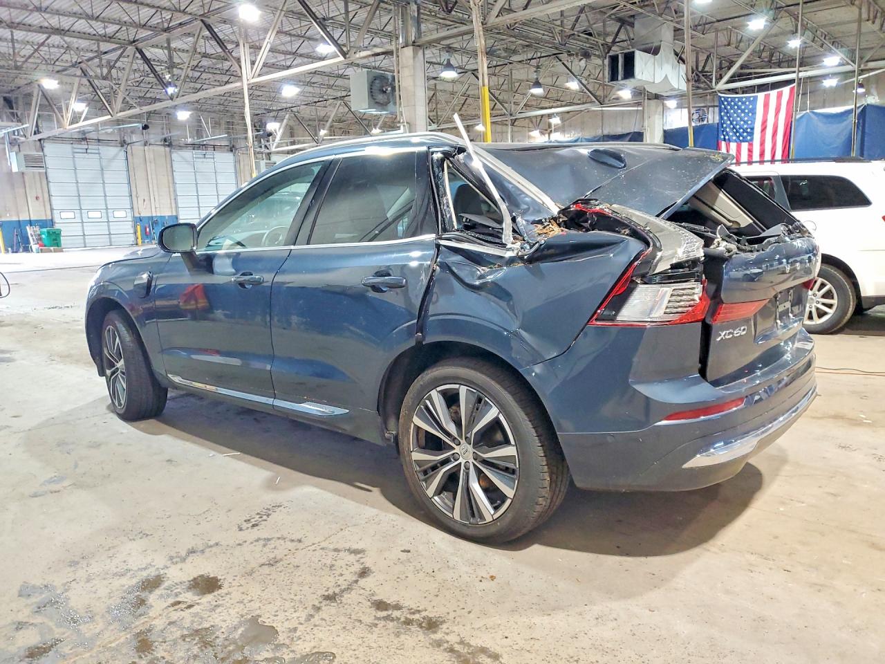 2022 Volvo Xc60 T8 Recharge Inscription Expres Синий vin: YV4H60DZ3N1054806