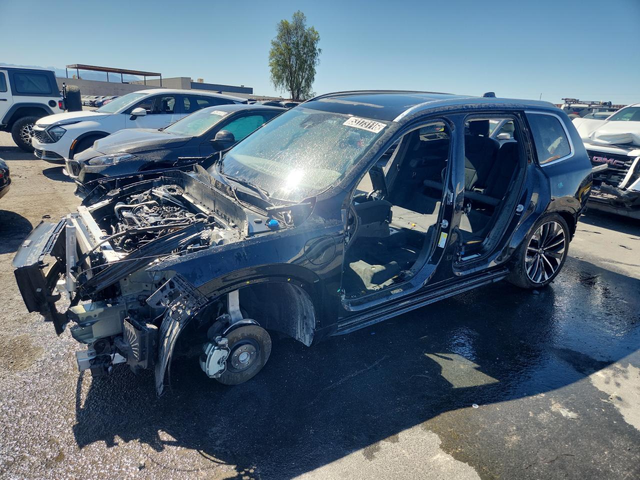 2025 Volvo Xc90 Plus Black vin: YV4H60PB8S1352164 Damage: Hood, Missing, Replacement Required