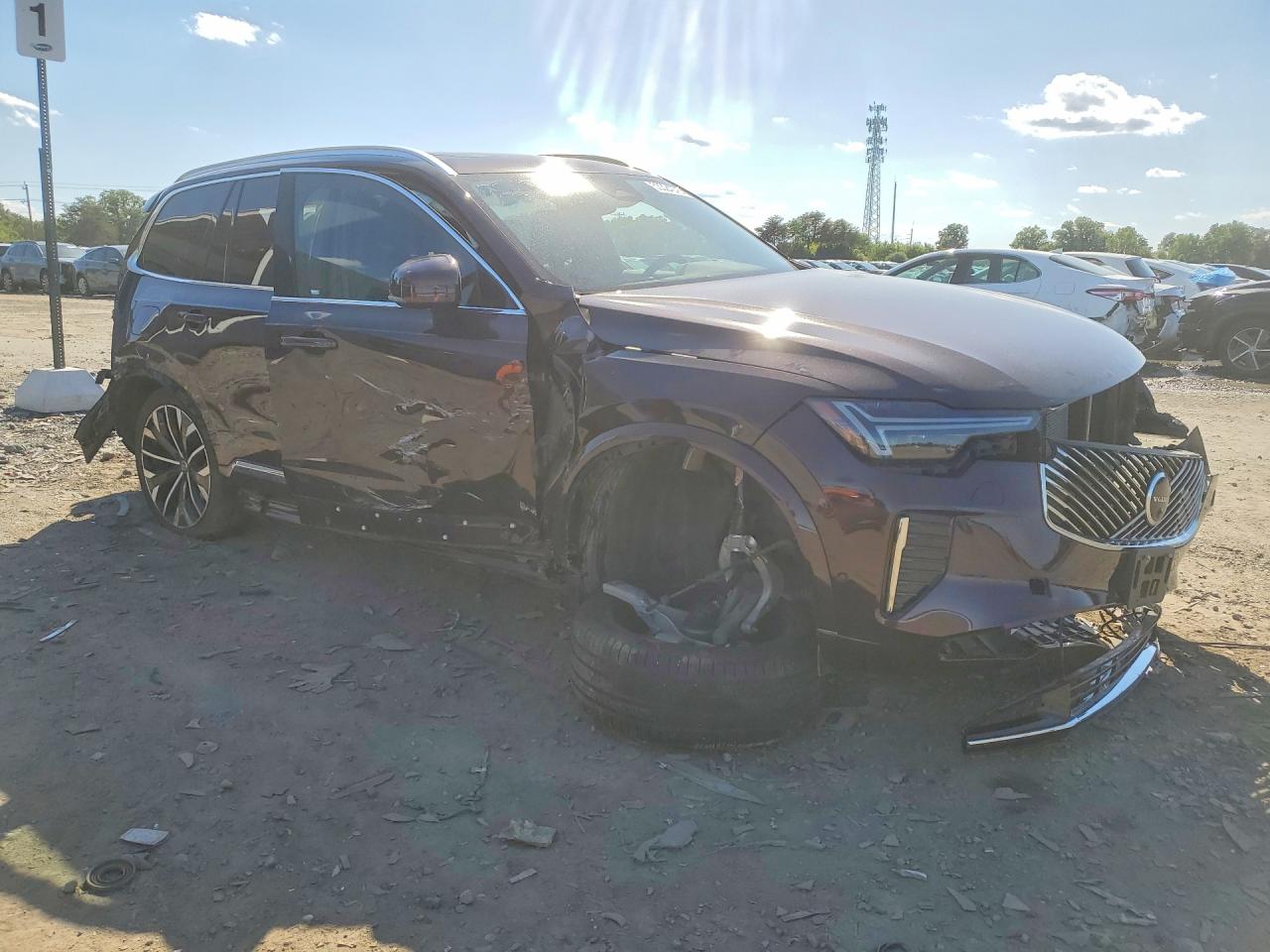 2025 Volvo Xc90 Plus Burgundy vin: YV4H60PB8S1381051