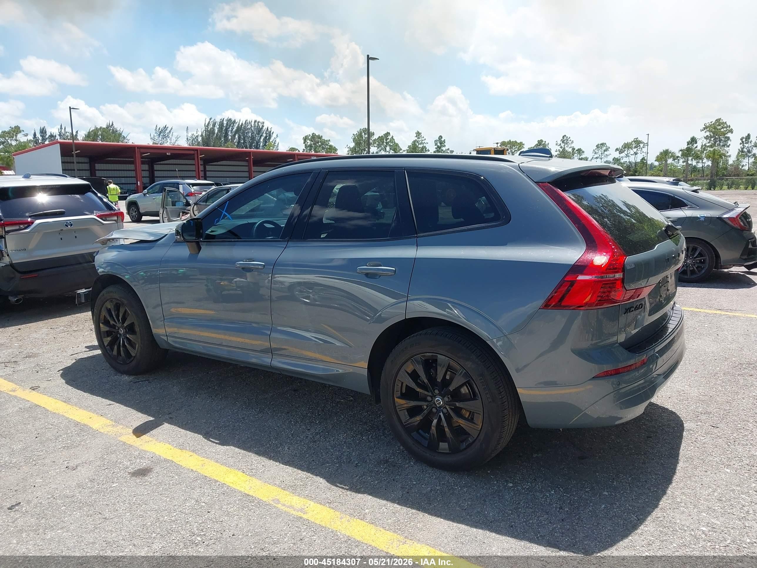 2023 Volvo Xc60 B5 Core Gray vin: YV4L12DK0P1254956