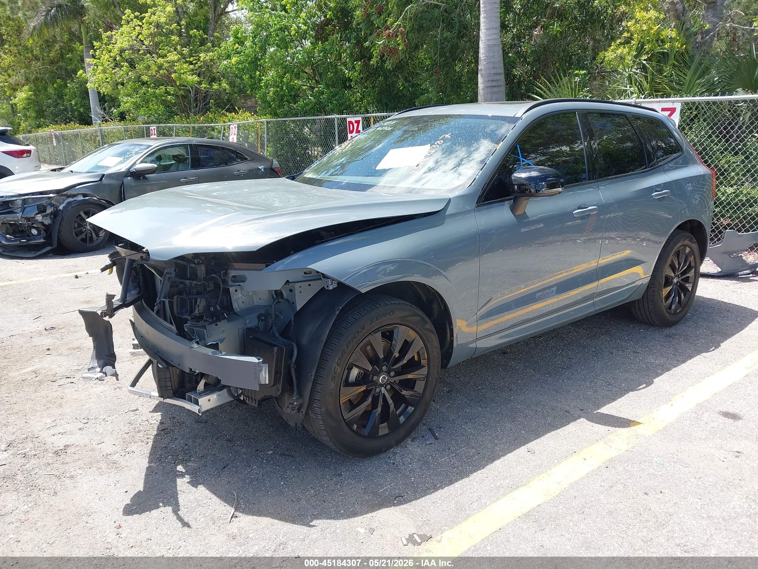 2023 Volvo Xc60 B5 Core Gray vin: YV4L12DK0P1254956