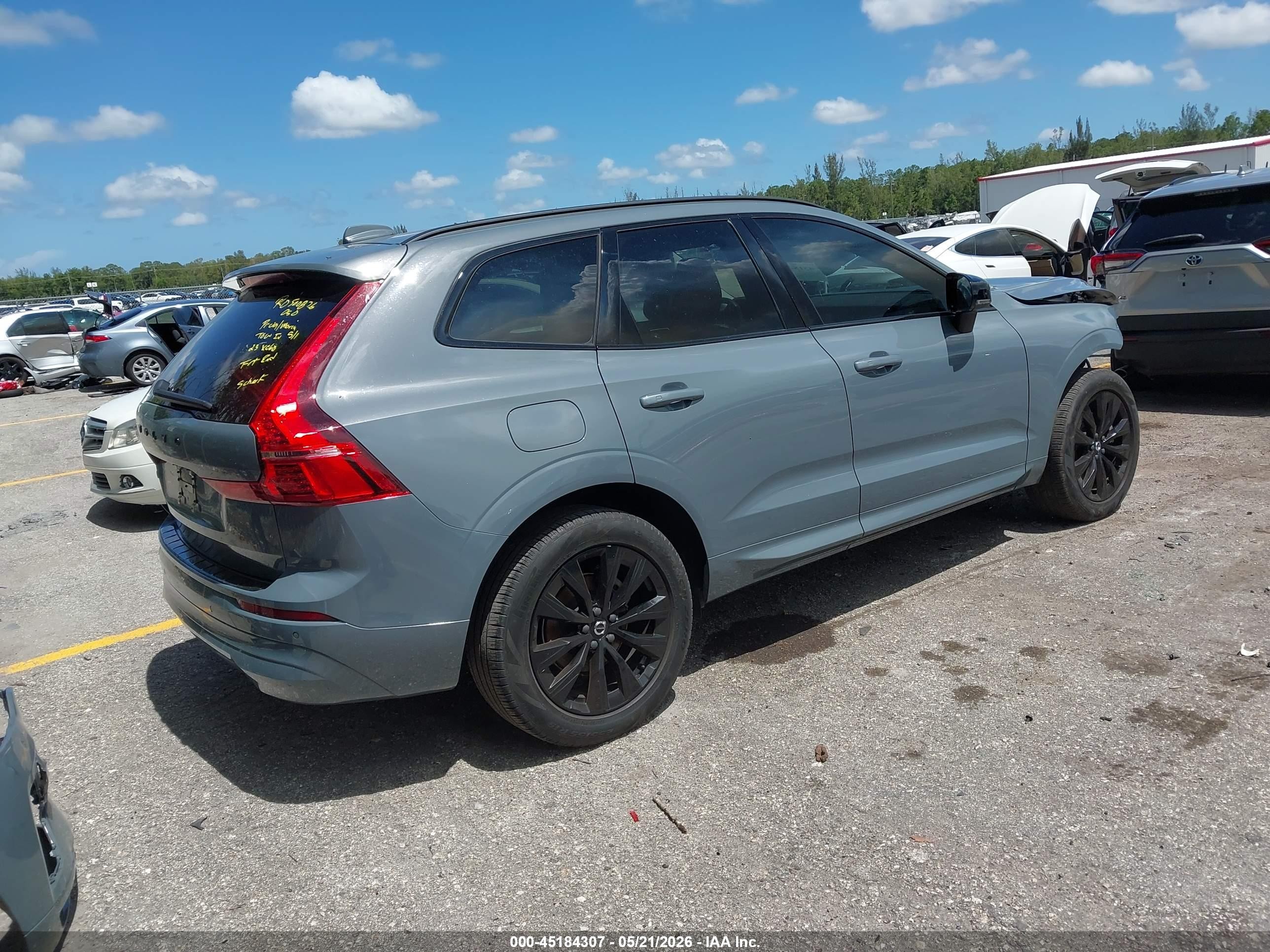 2023 Volvo Xc60 B5 Core Gray vin: YV4L12DK0P1254956