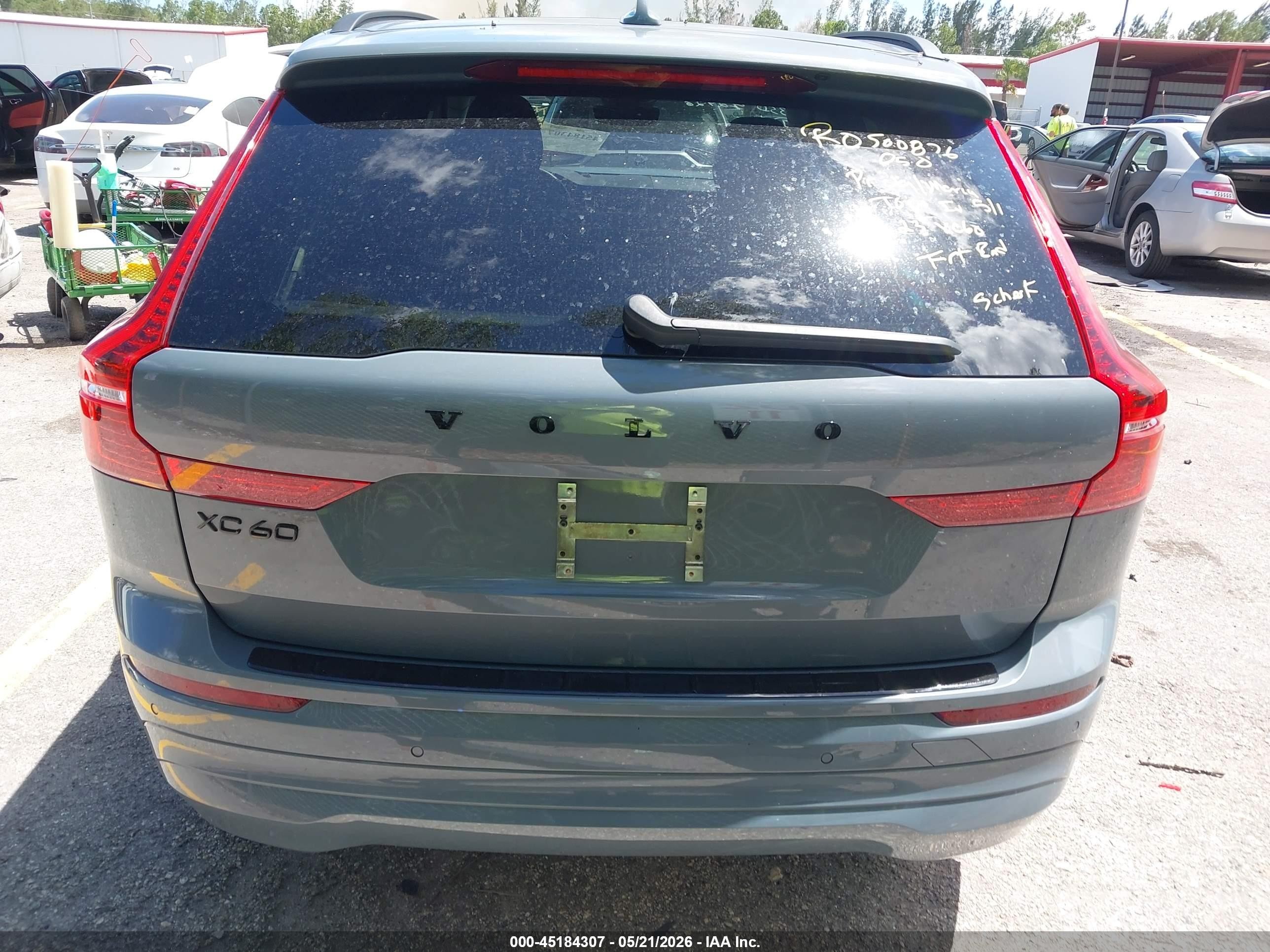 2023 Volvo Xc60 B5 Core Gray vin: YV4L12DK0P1254956