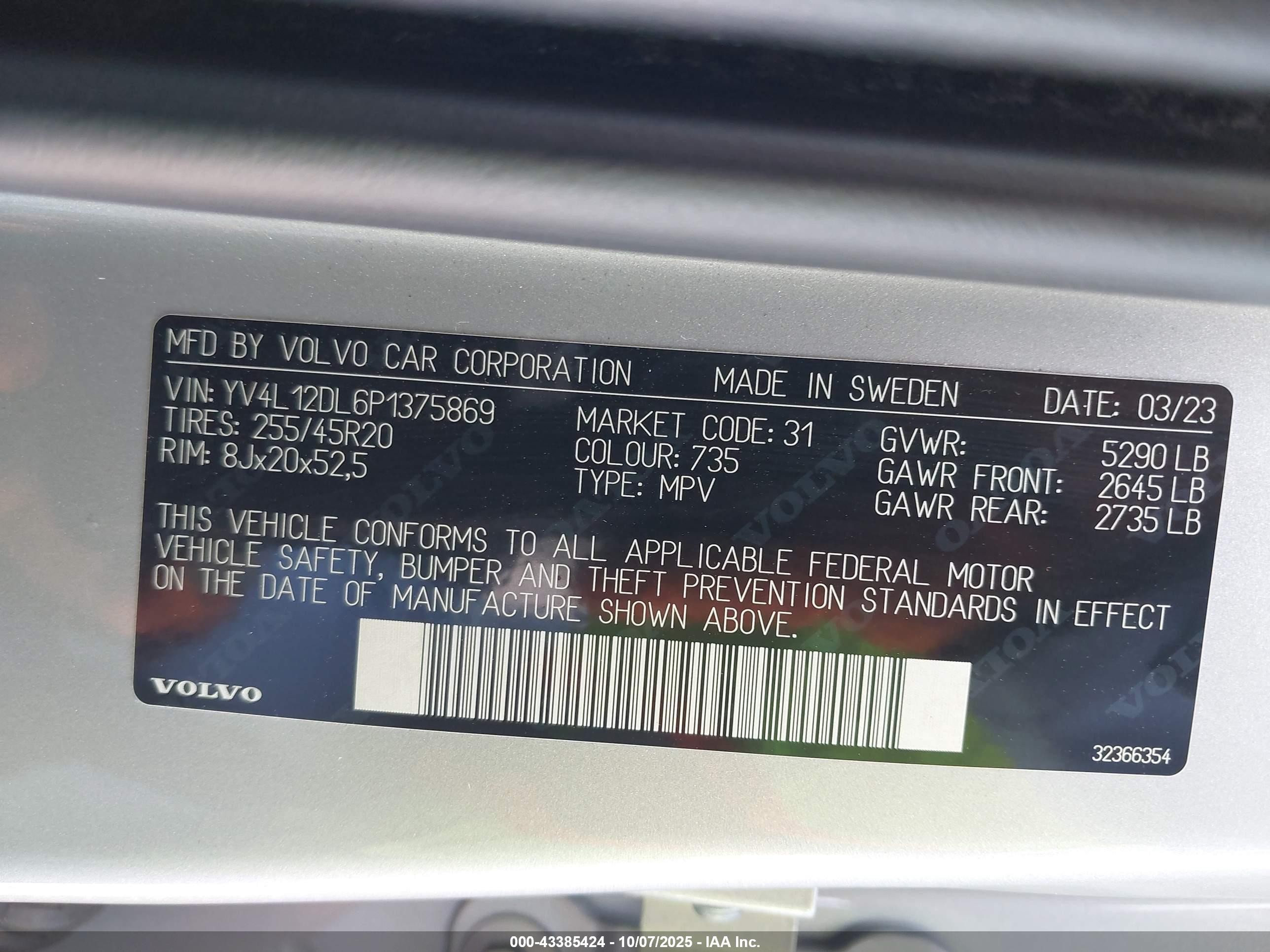 2023 Volvo Xc60 B5 Plus Dark Theme Silver vin: YV4L12DL6P1375869