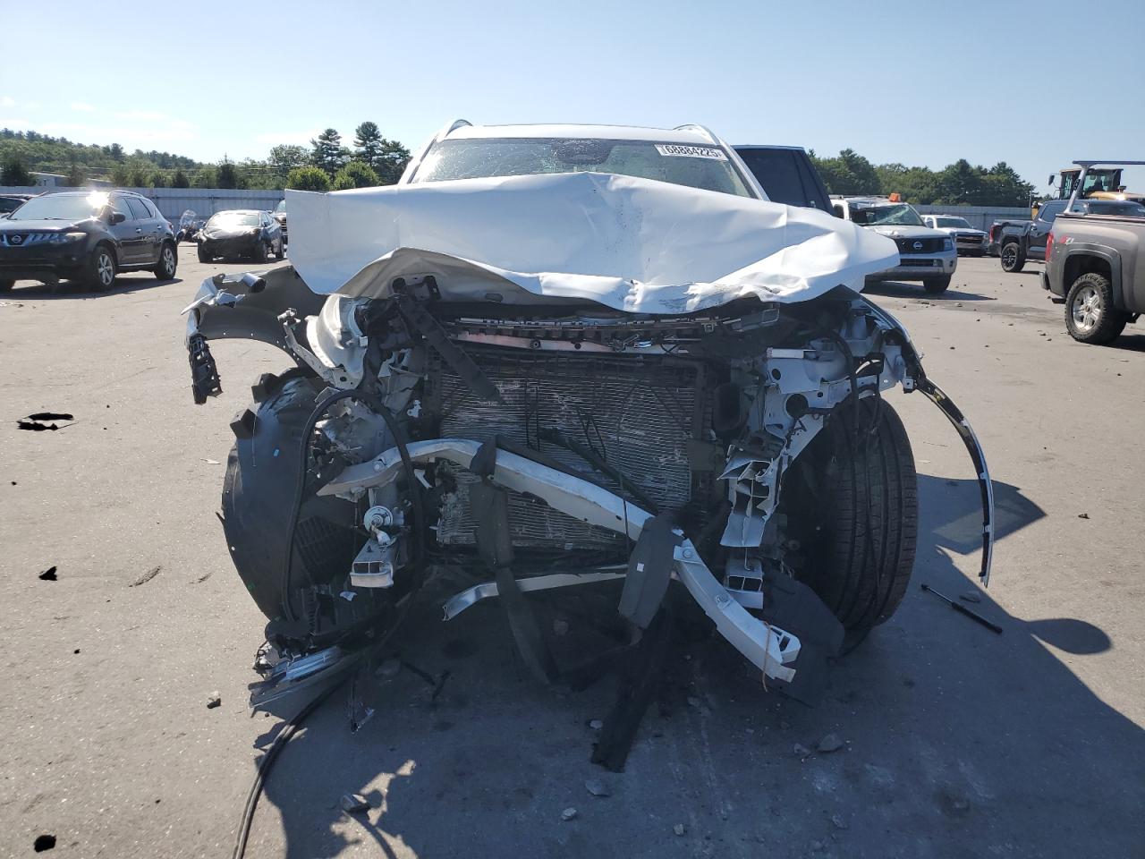 2024 Volvo Xc90 Plus White vin: YV4L12PE8R1230316