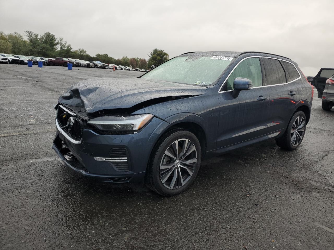 2022 Volvo Xc60 B5 Momentum Blue vin: YV4L12RK0N1054990